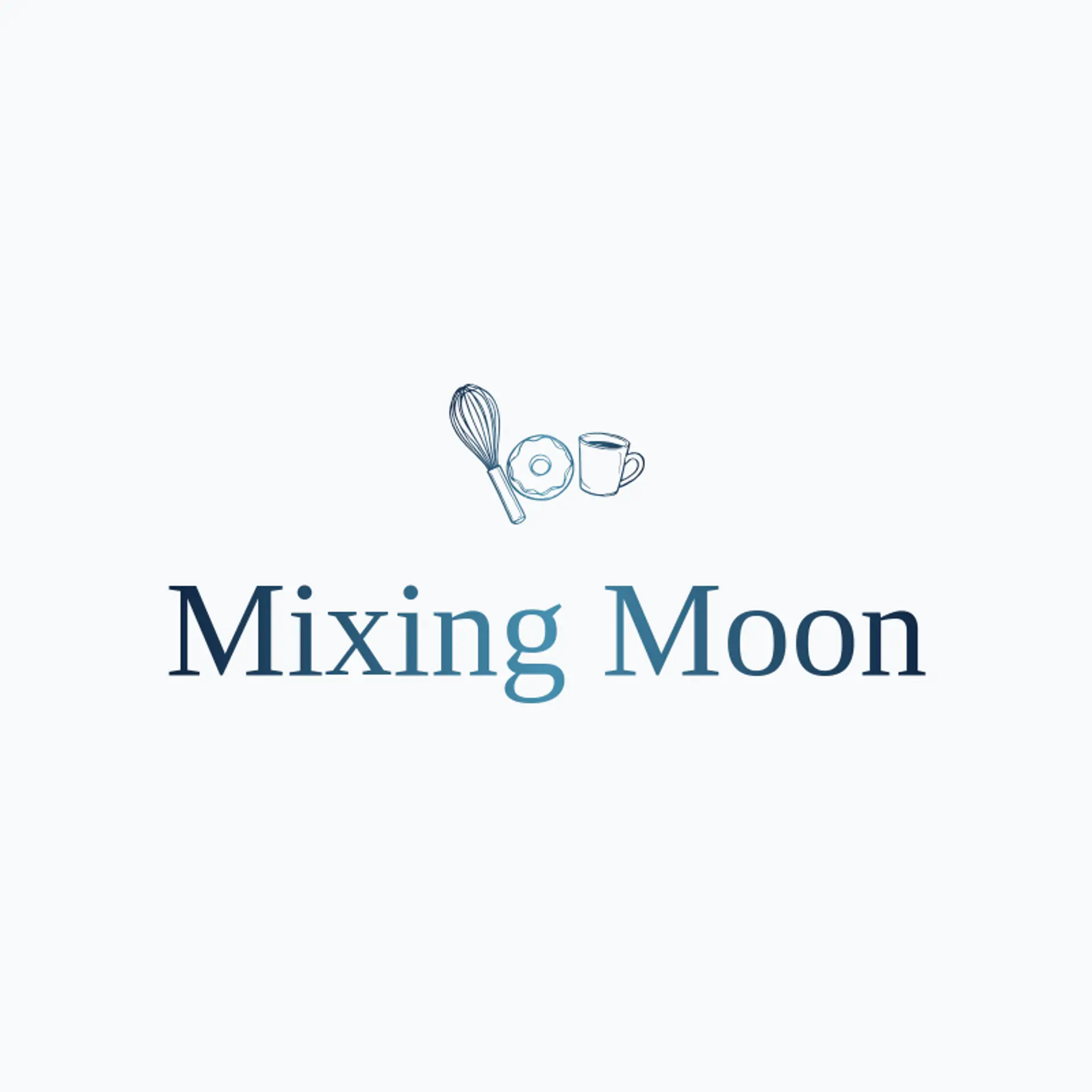 Mixing Moon logo for donut