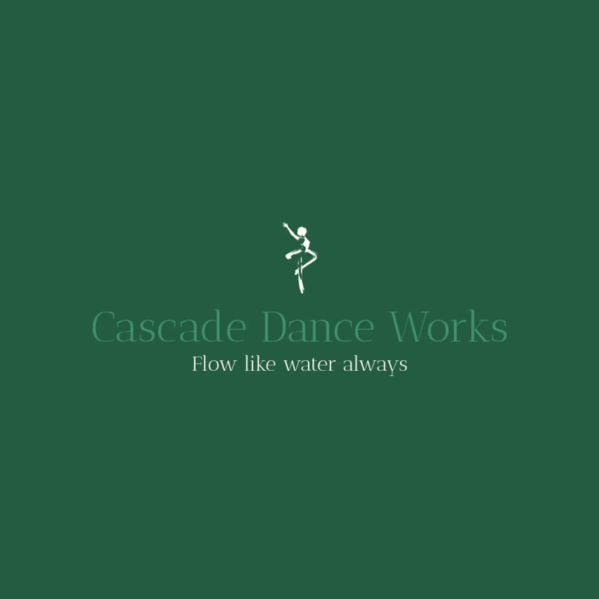 Cascade Dance Works logo for dance