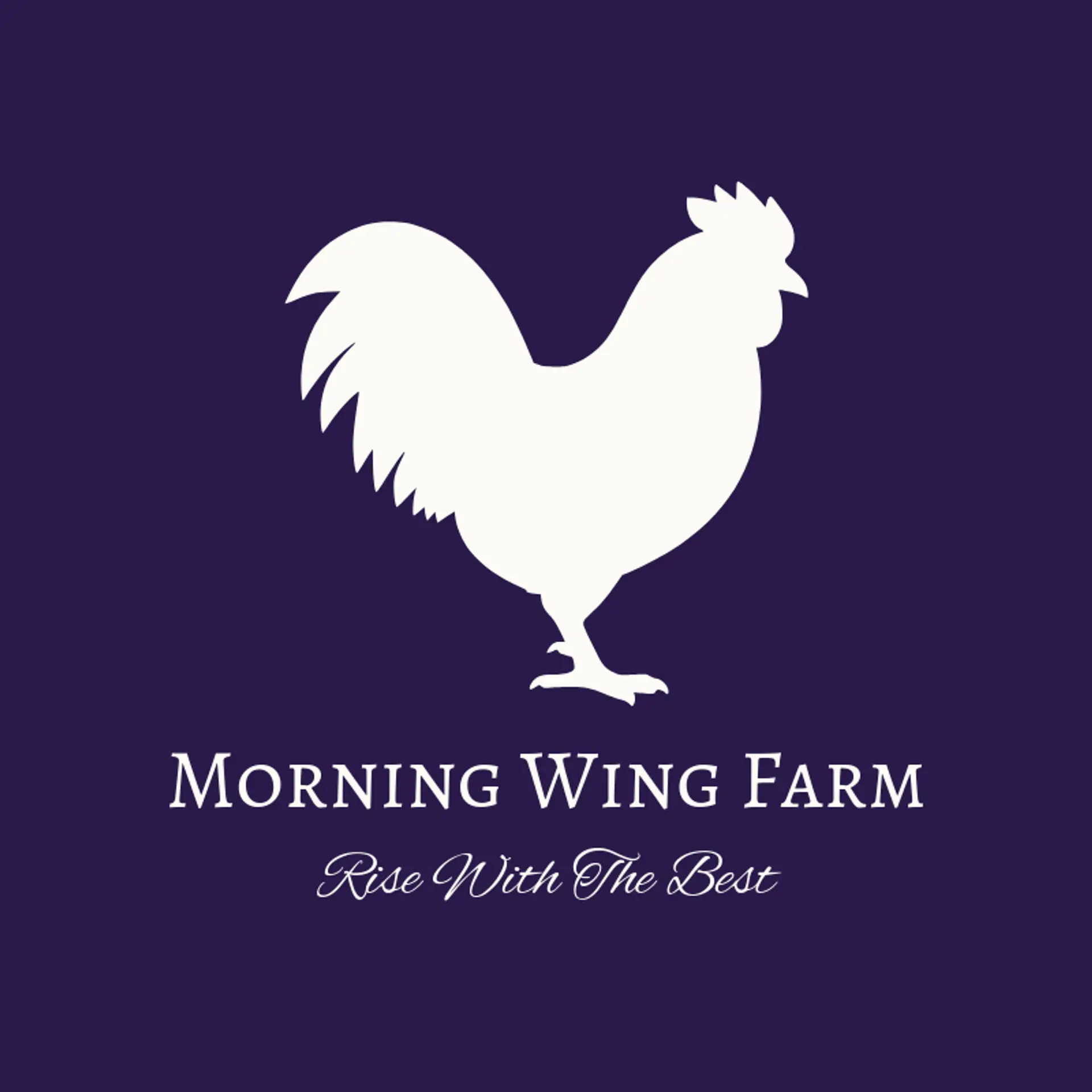 Morning Wing Farm logo for gamefowl