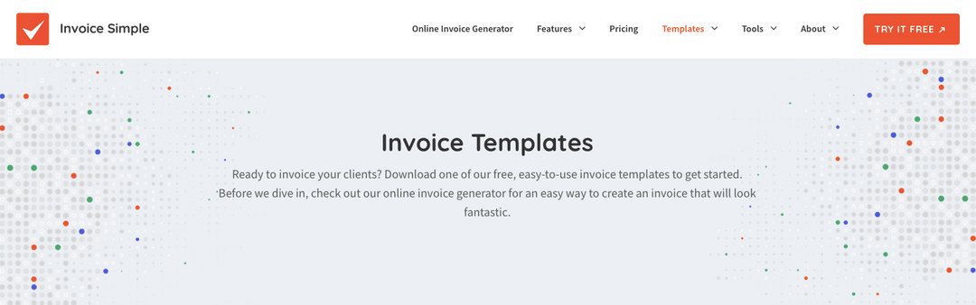 Invoice Simple invoice templates