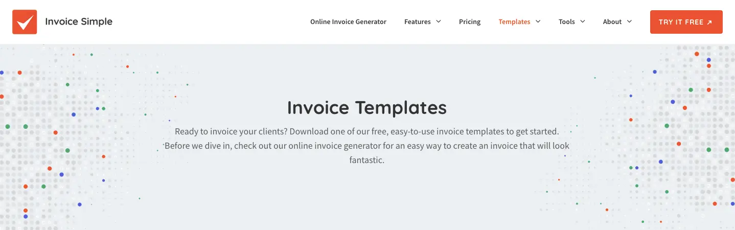 Invoice Simple invoice templates