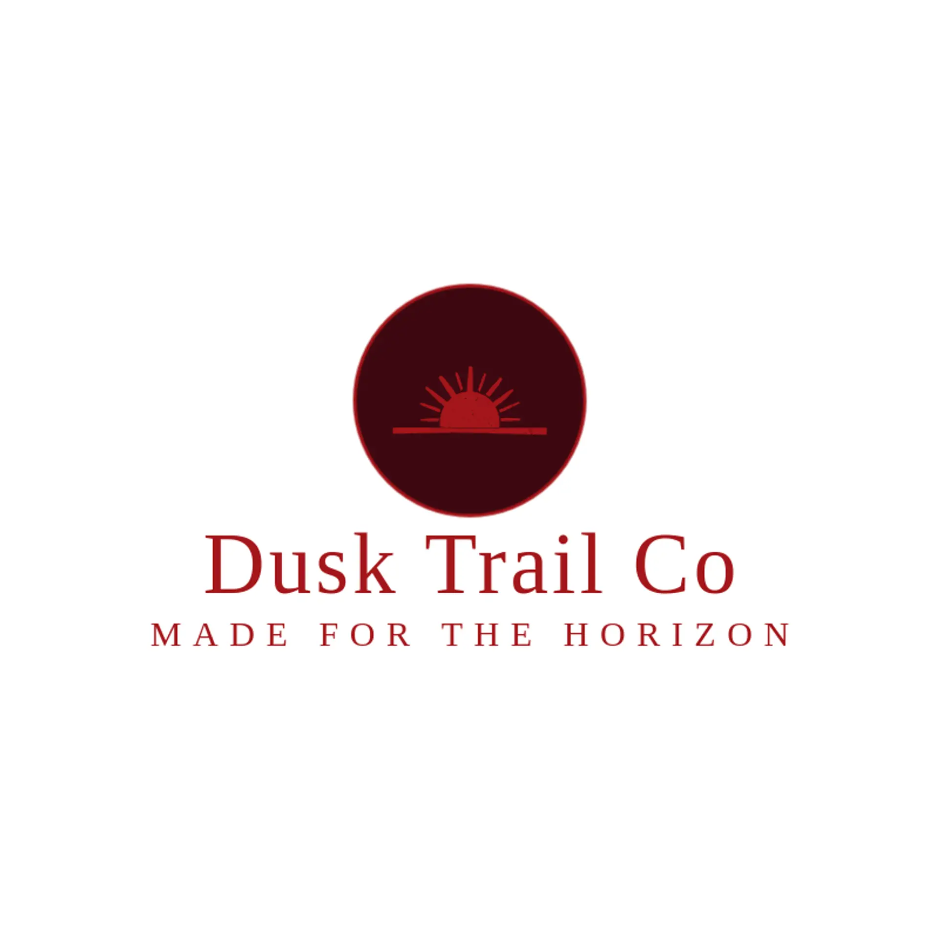 Dusk Trail Co logo for sunset