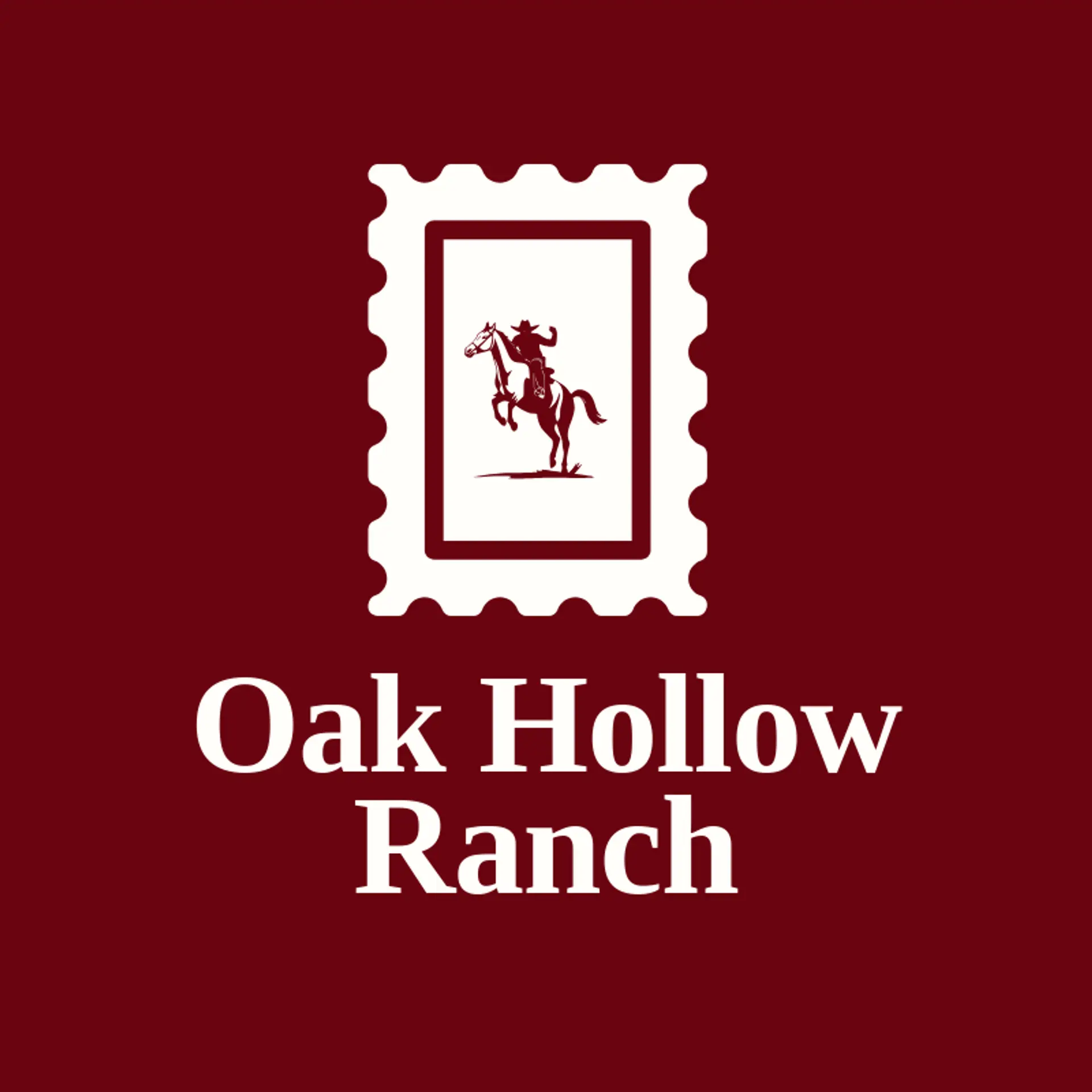 Oak Hollow Ranch logo for bronco