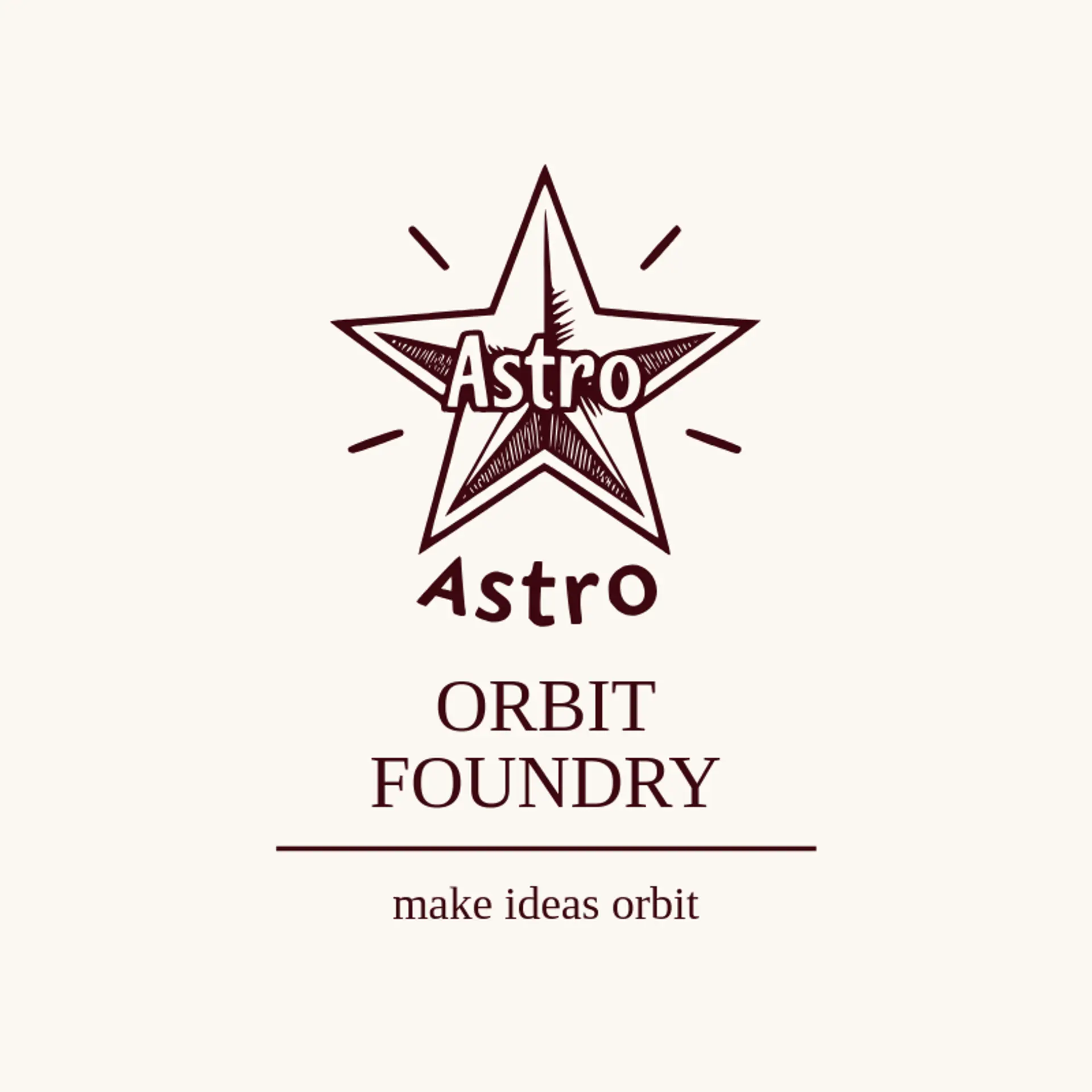 Orbit Foundry logo for astro