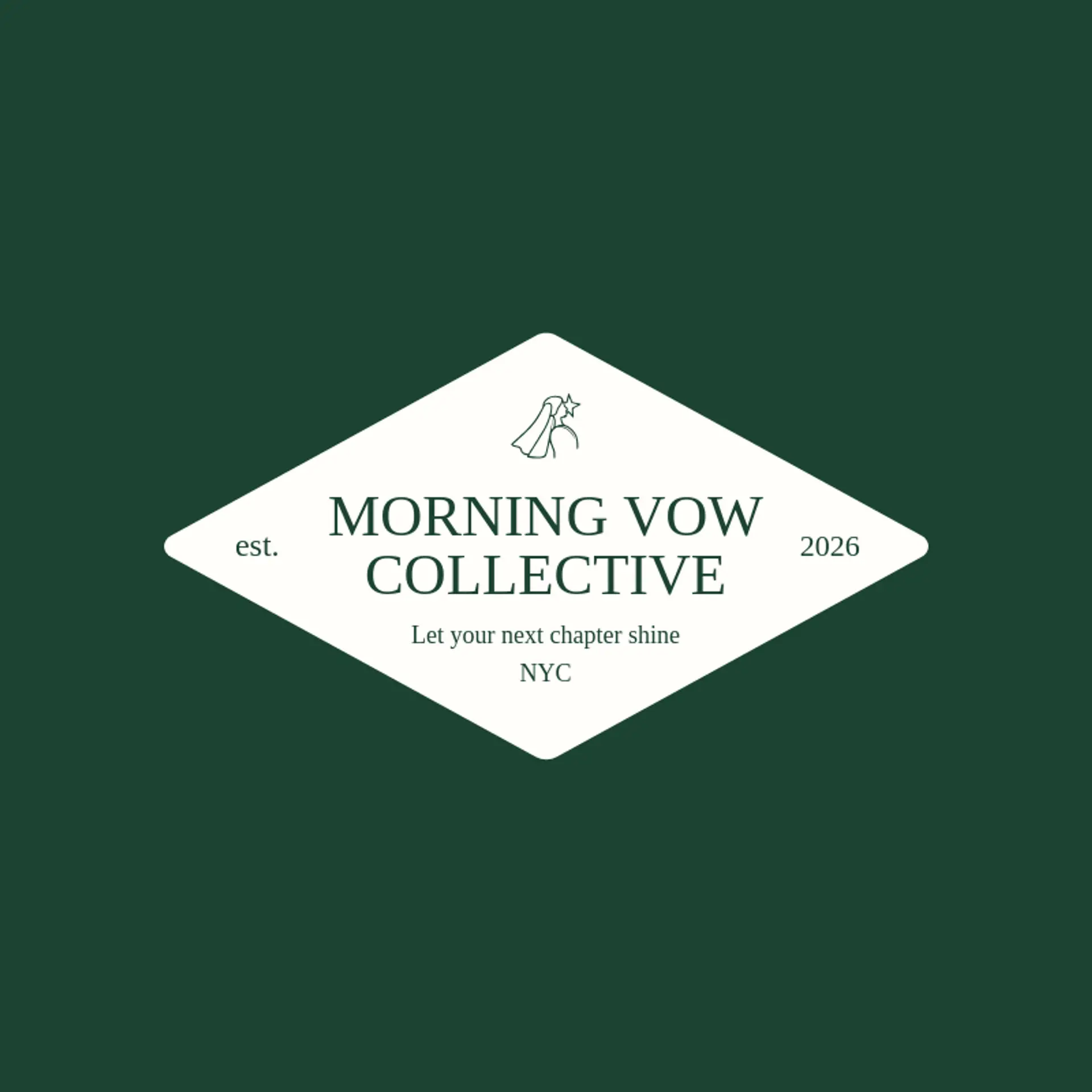 Morning Vow Collective logo for bride