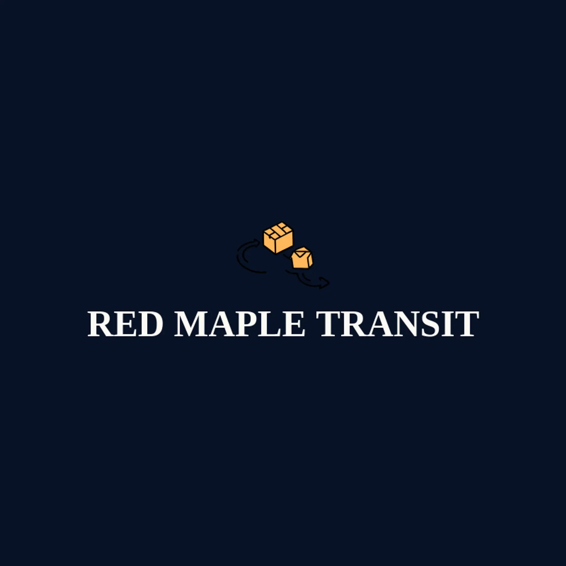 Red Maple Transit logo for supply chain