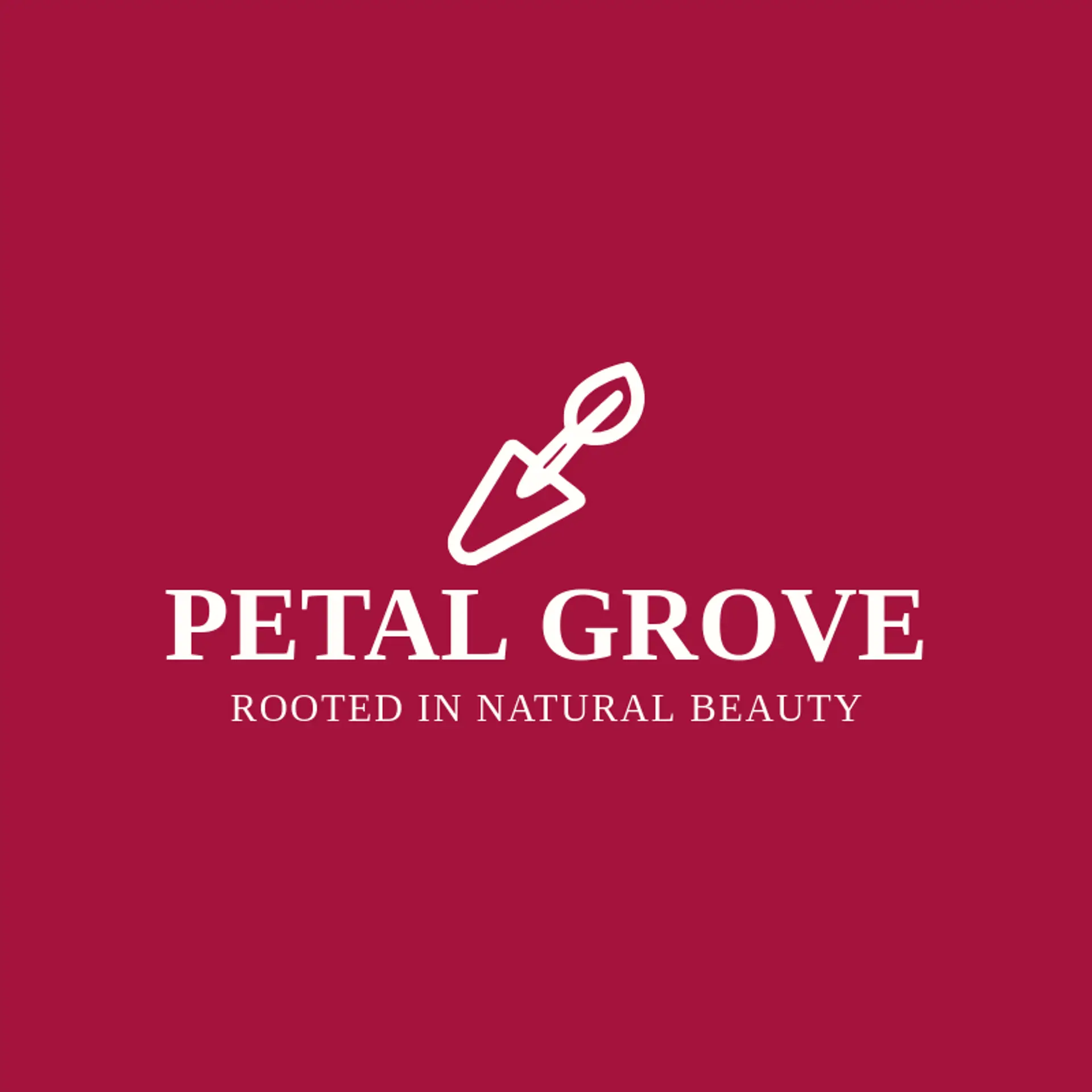 Petal Grove logo for gardening