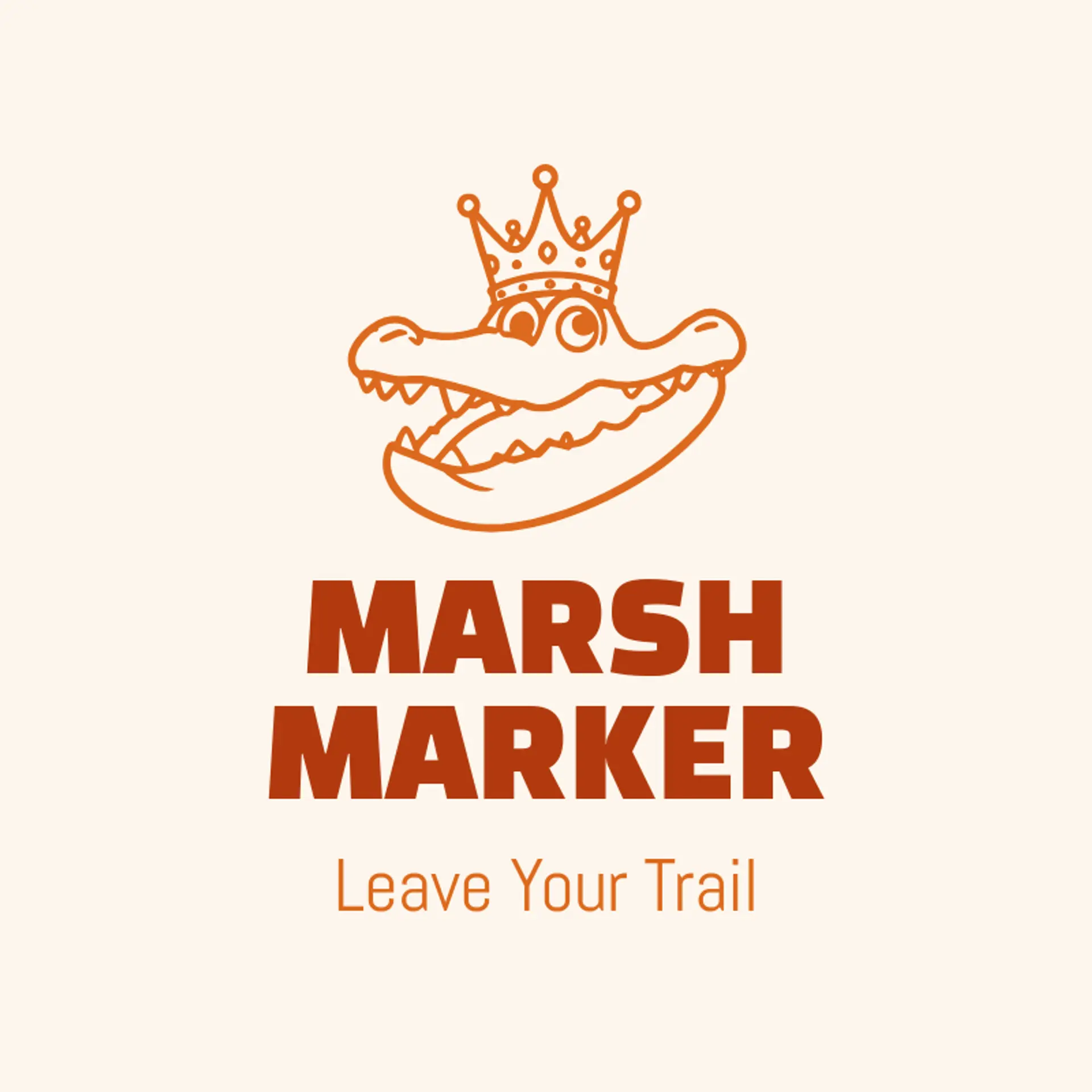 Marsh Marker logo for alligator