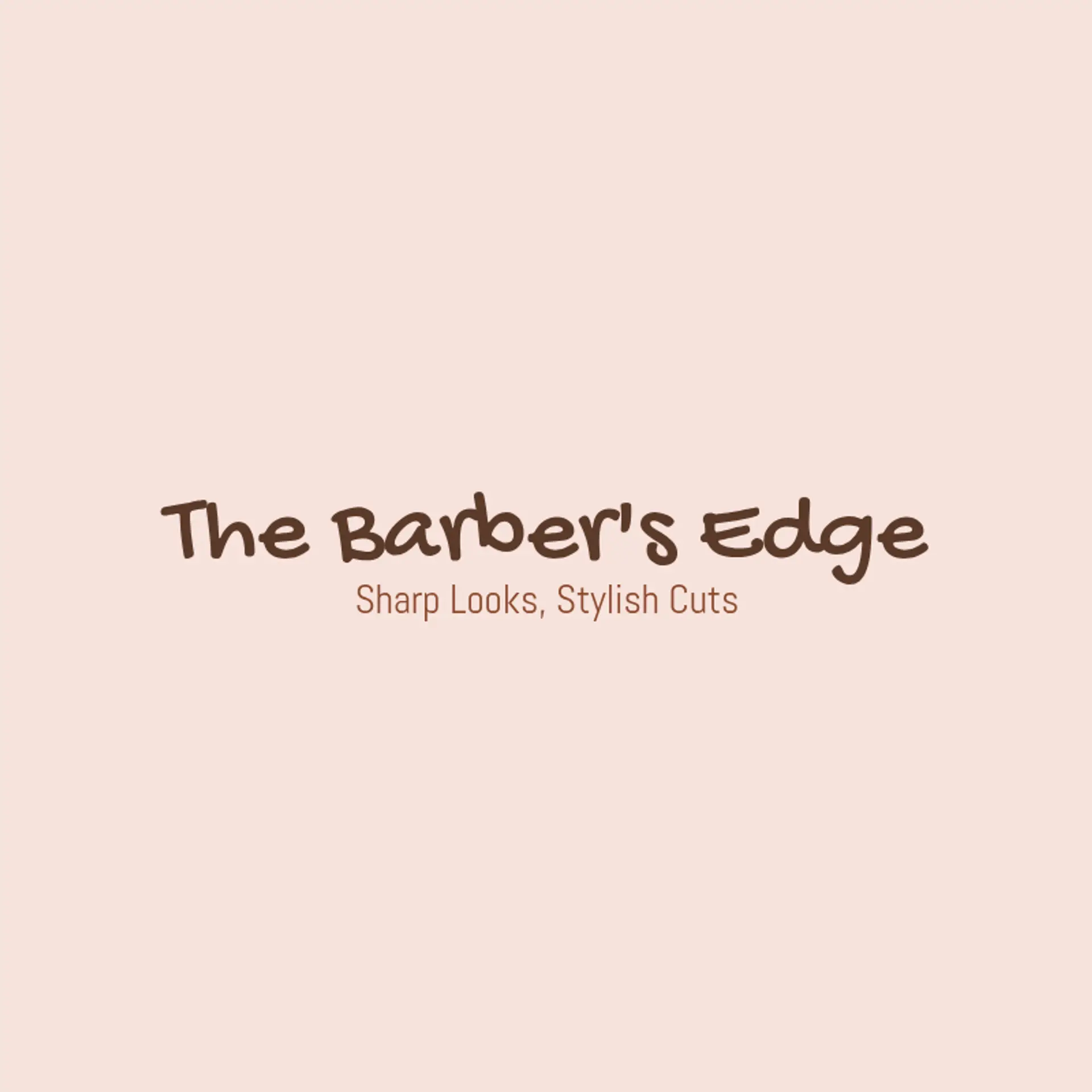 The Barber's Edge logo for barber