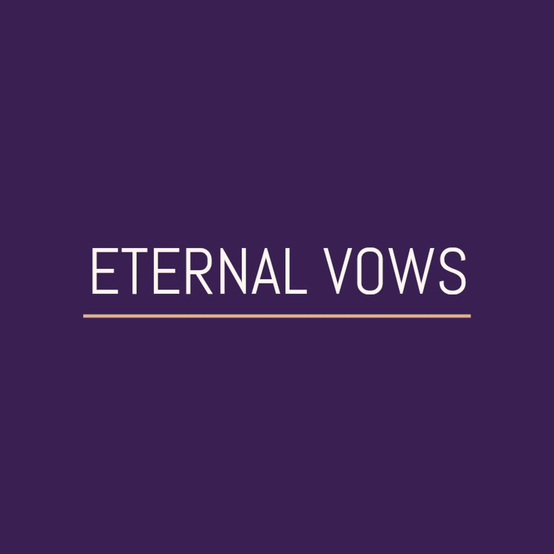 Eternal Vows logo for wedding business