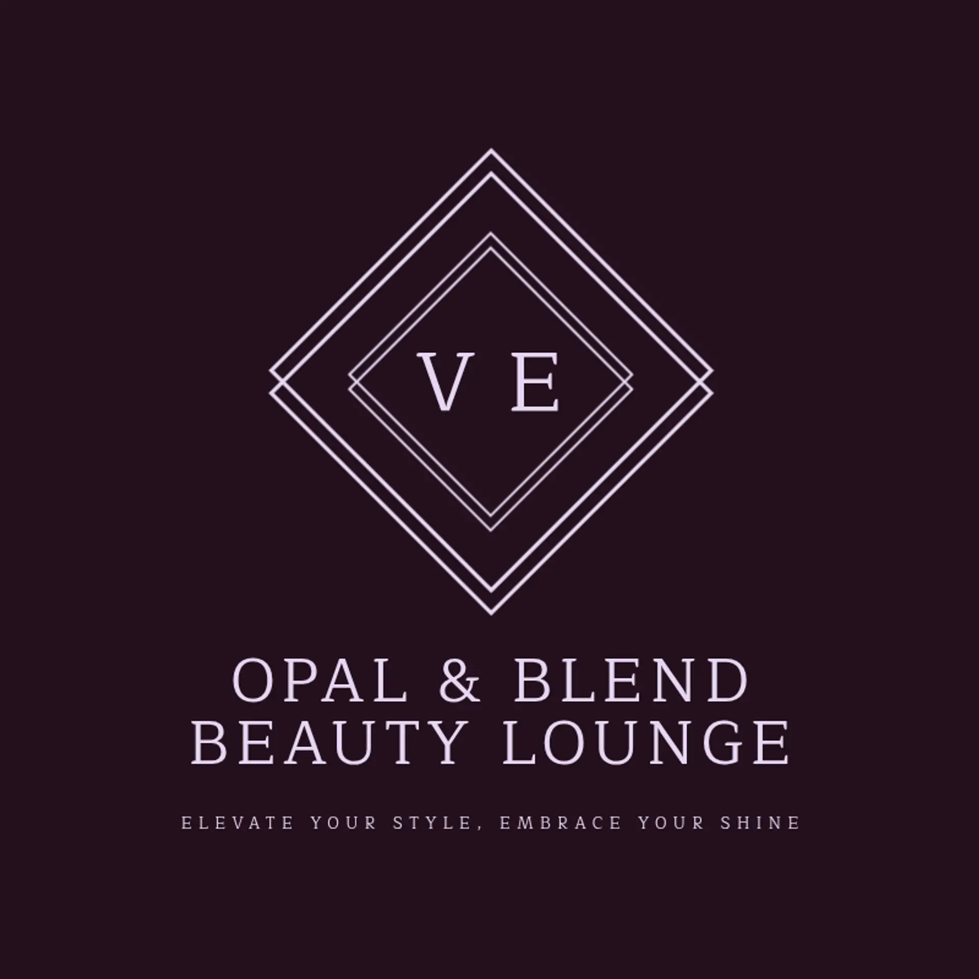 Lustre Lounge logo for hair and nail salon