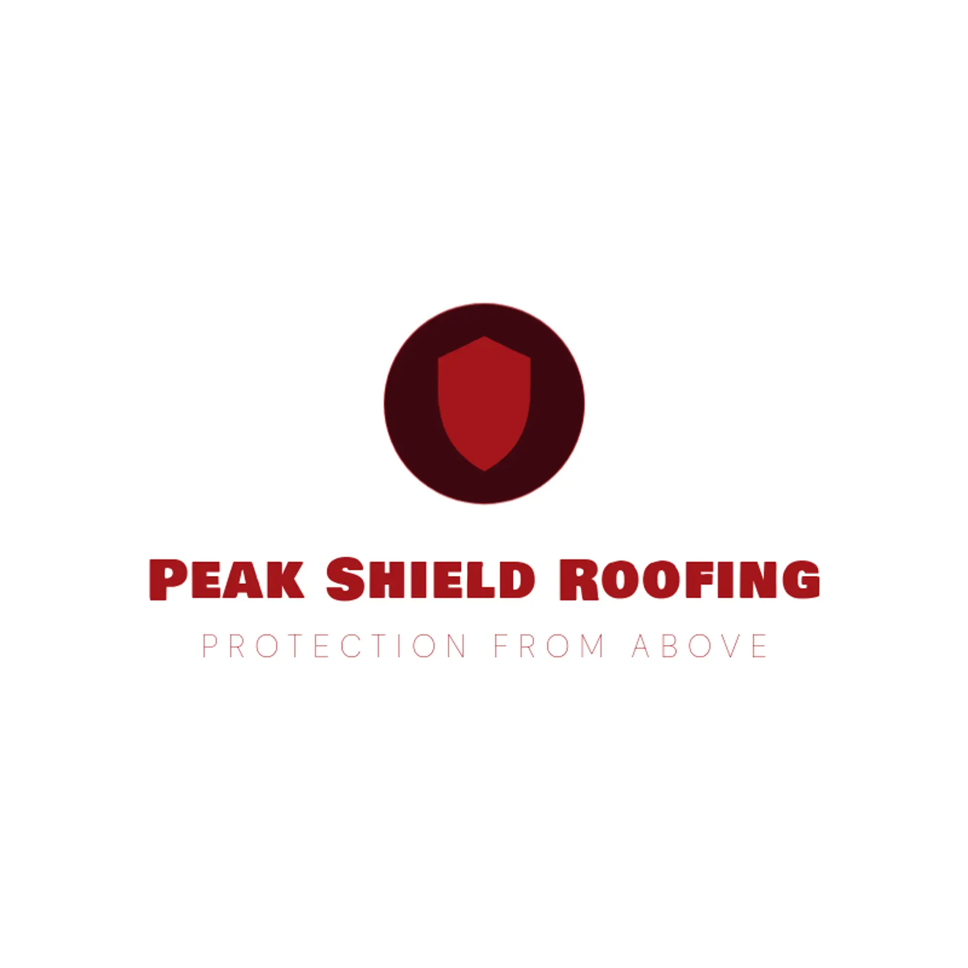Peak Shield Roofing logo for roofing