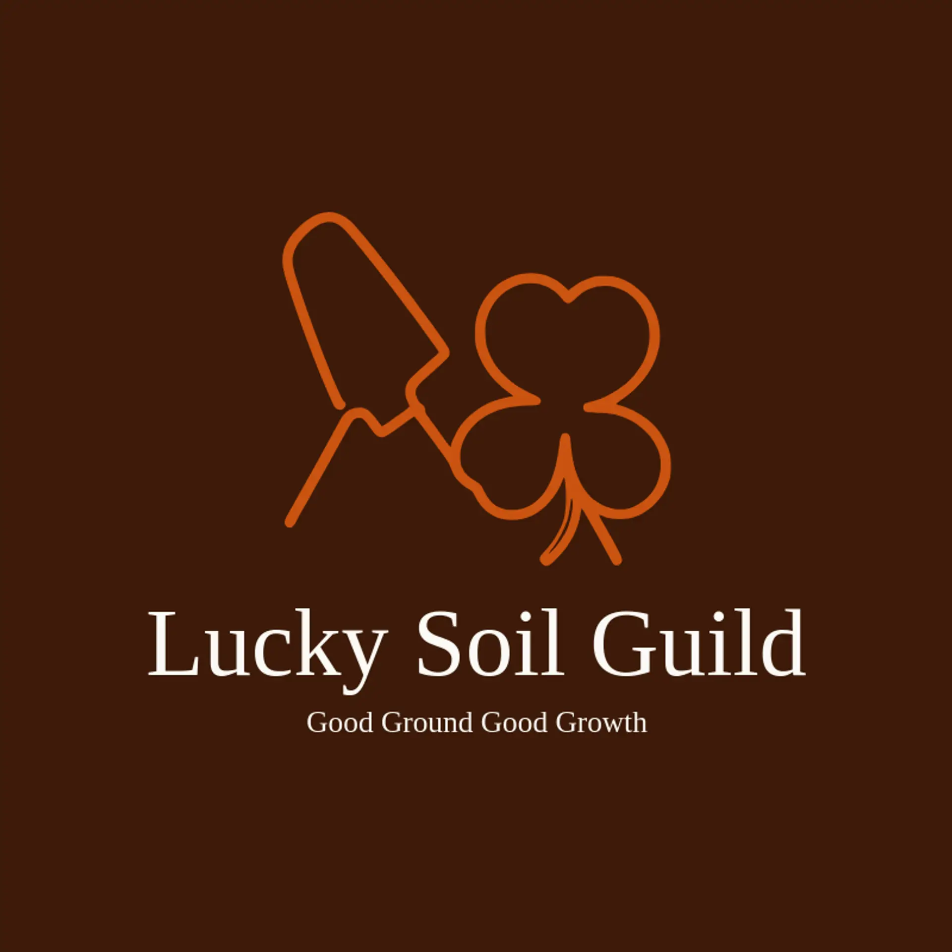 Lucky Soil Guild logo for clover