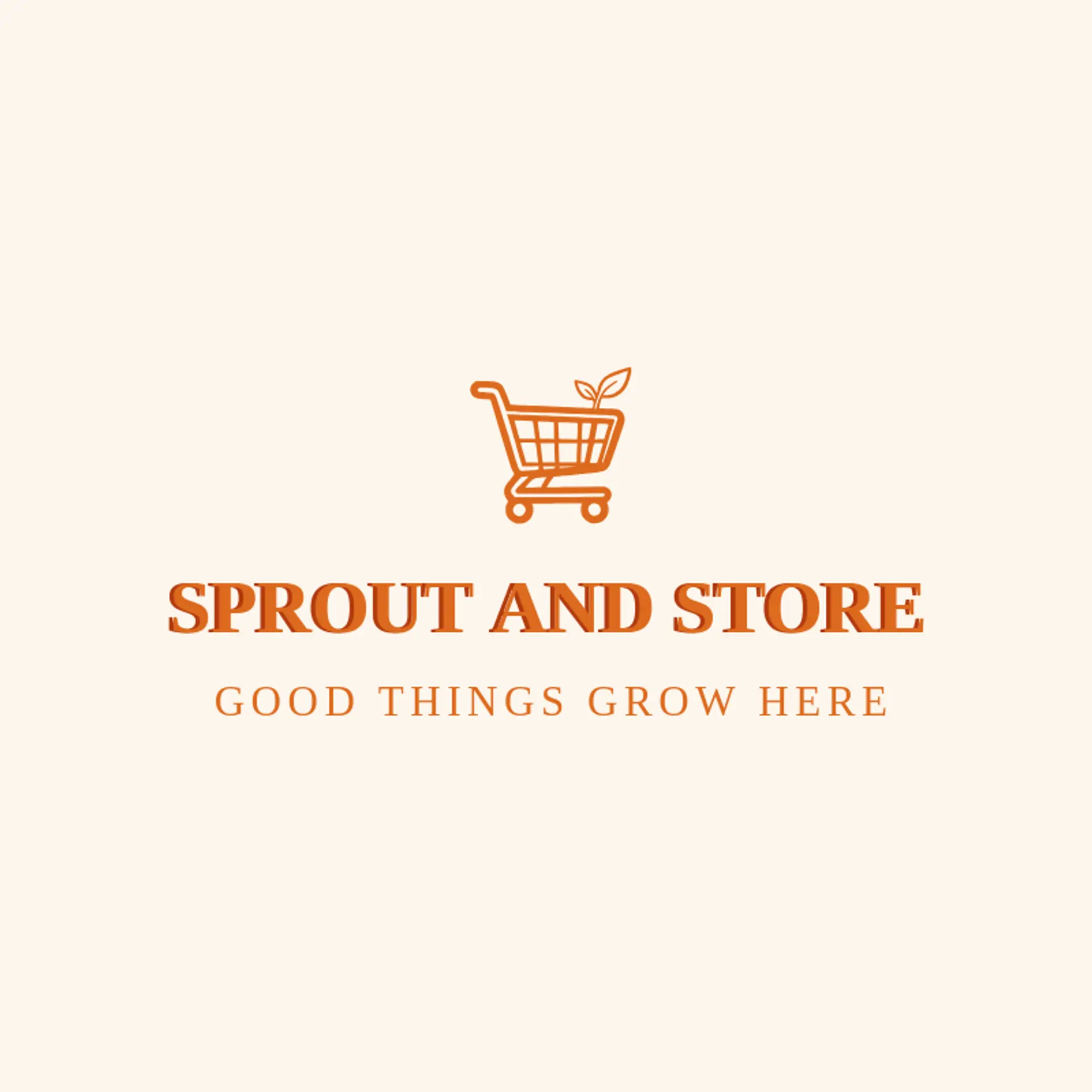 Sprout and Store logo for cart