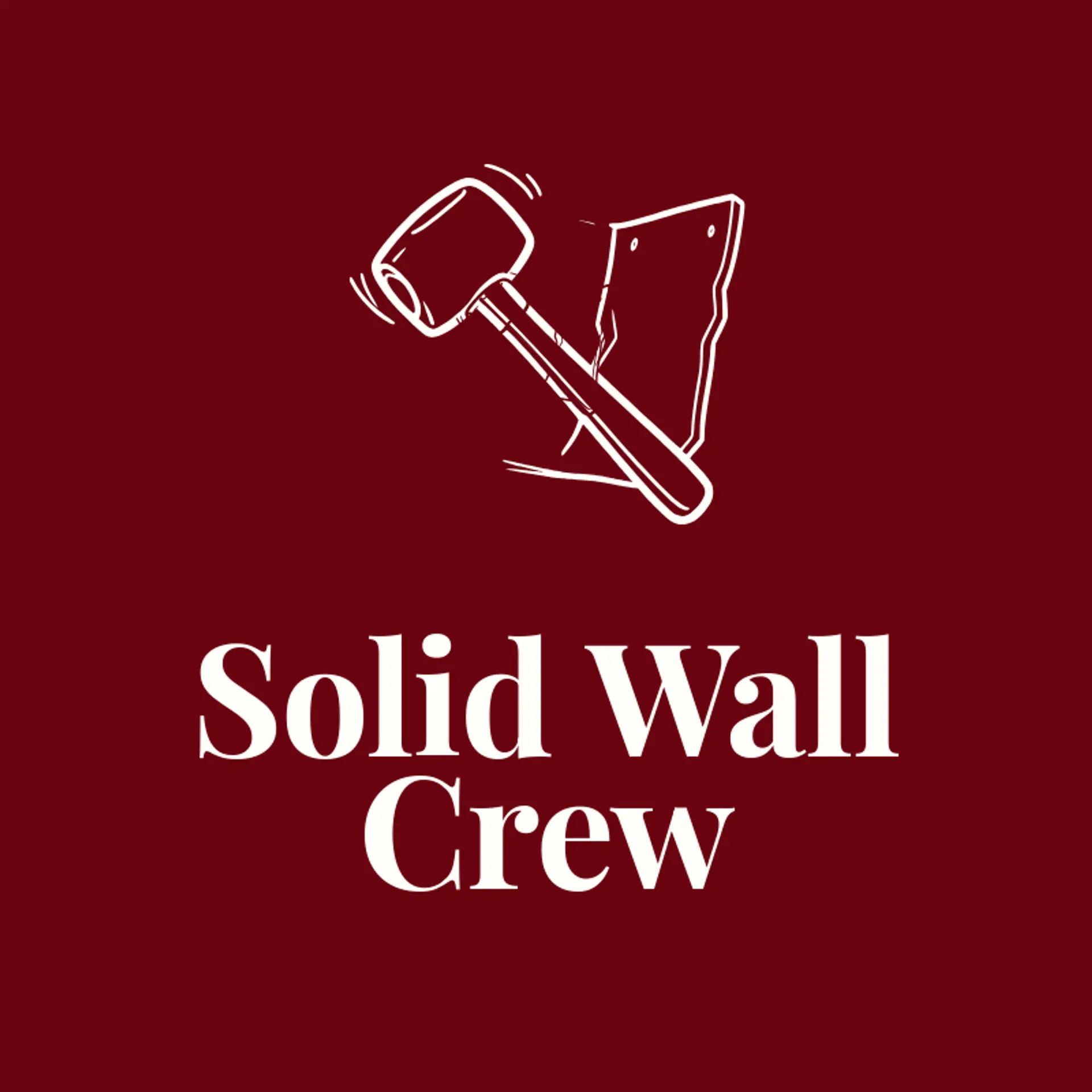 Solid Wall Crew logo for drywall