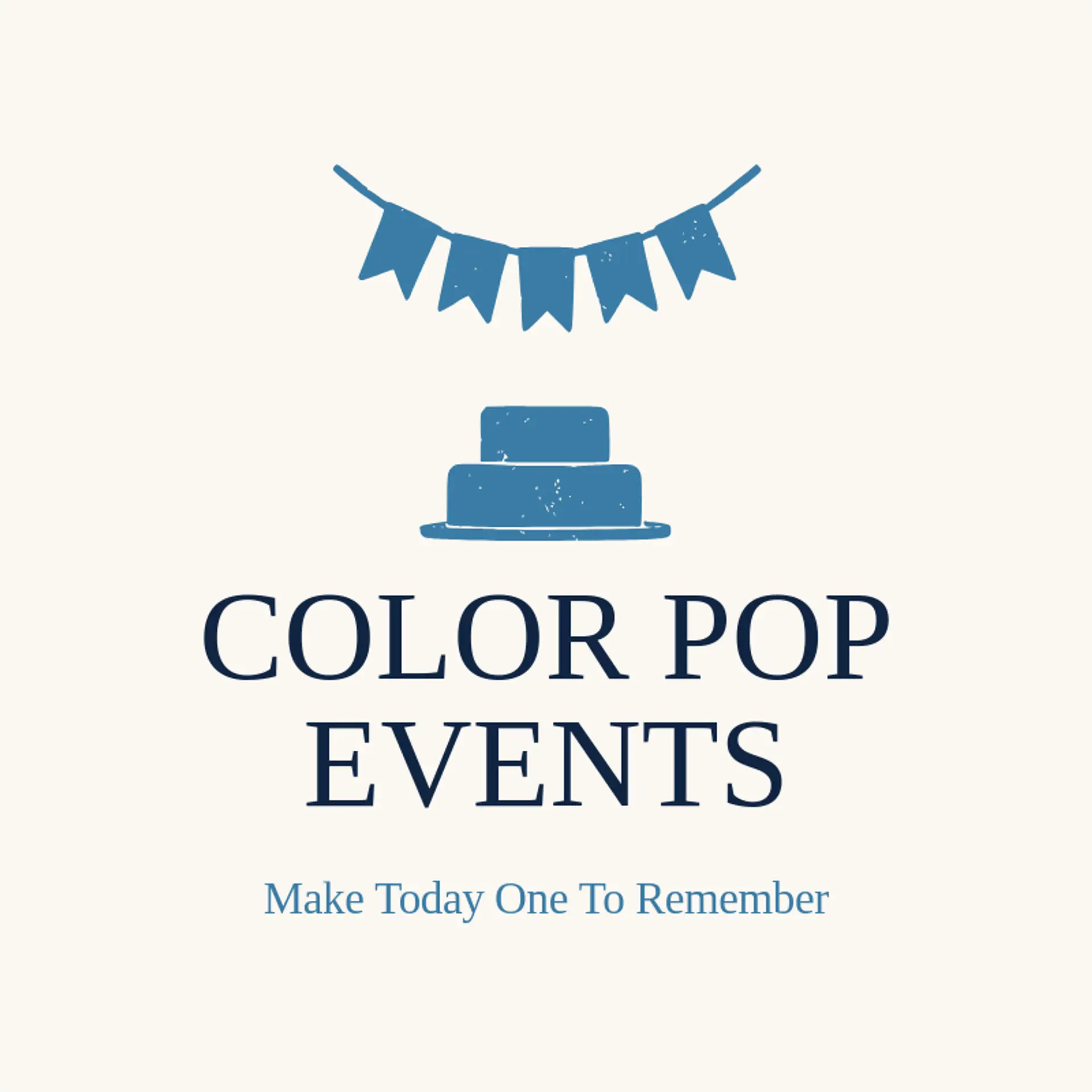 Color Pop Events logo for party rental