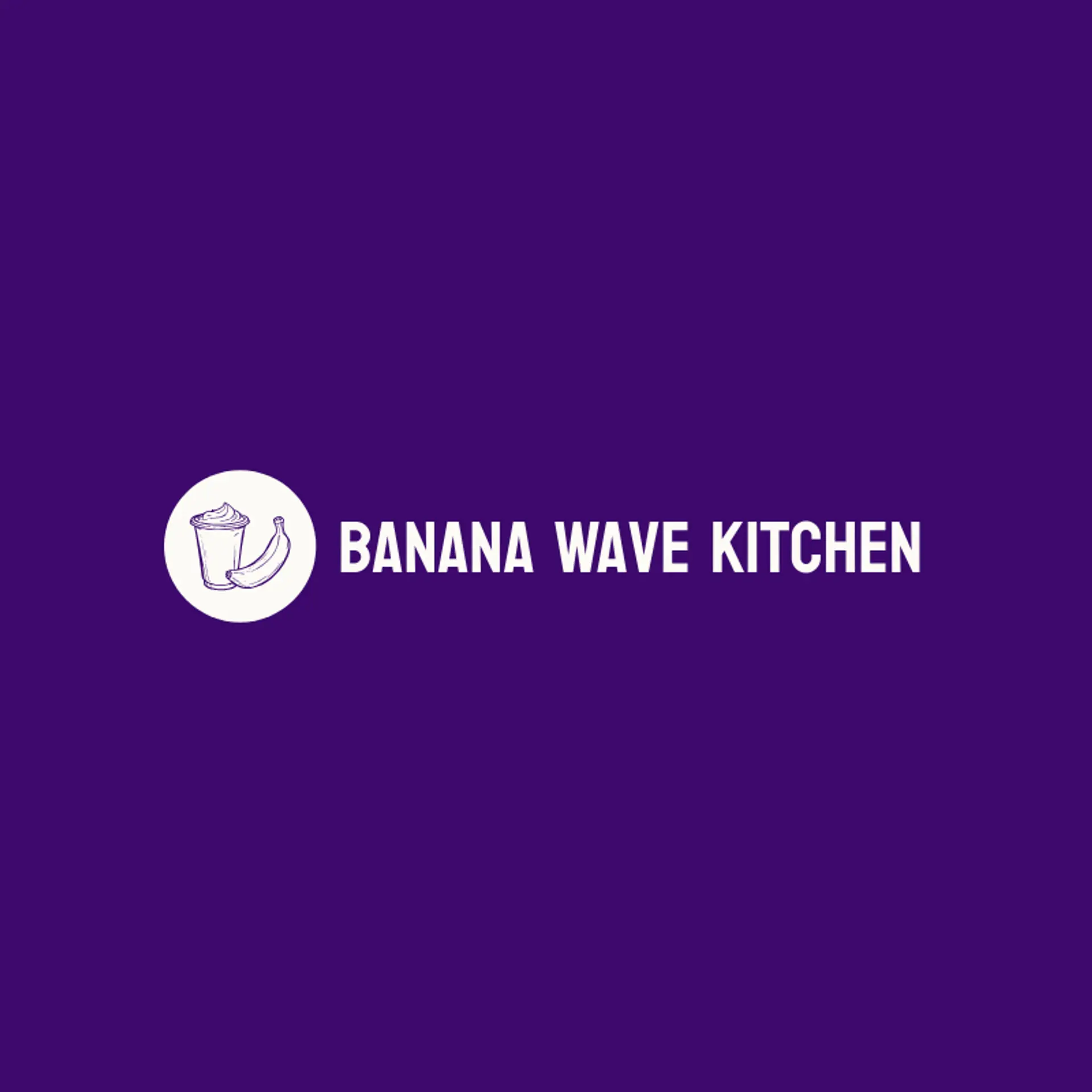 Banana Wave Kitchen logo for banana