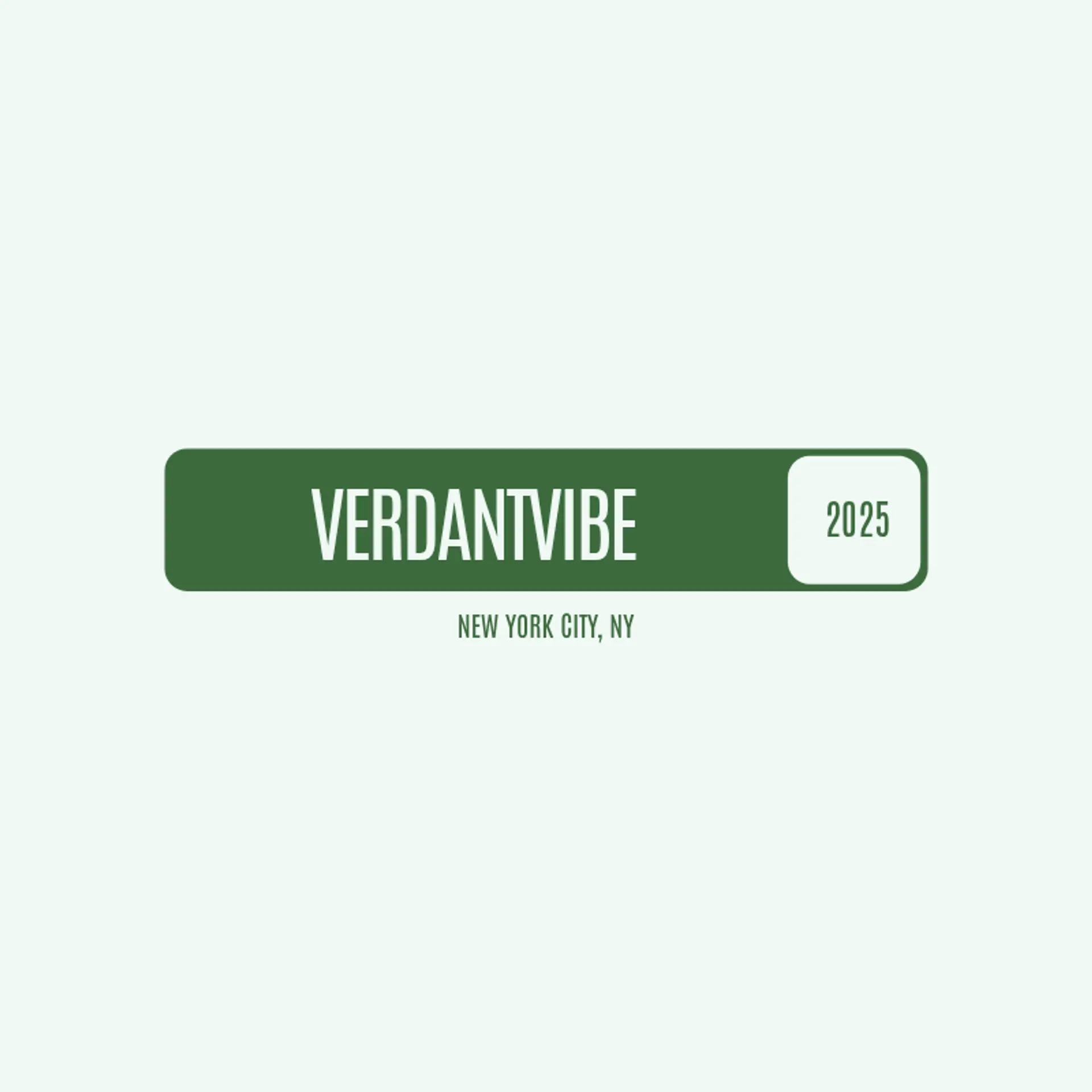 VerdantVibe logo for cool landscaping