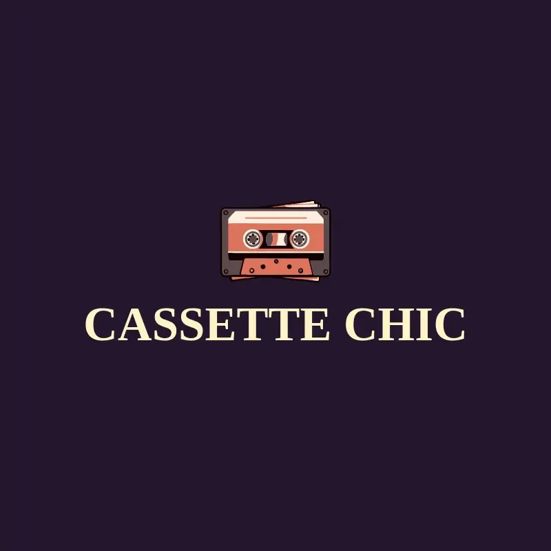 The magazine name Cassette Chic as a branded logo with a color icon