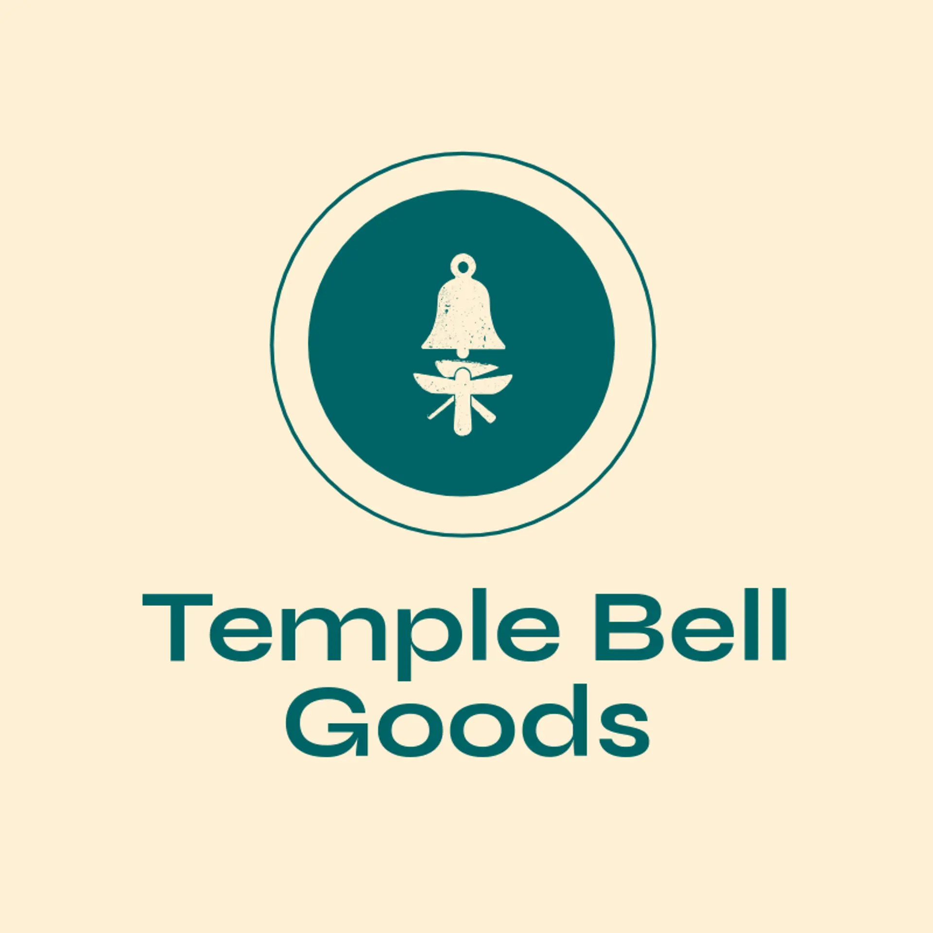 Temple Bell Goods logo for trishul
