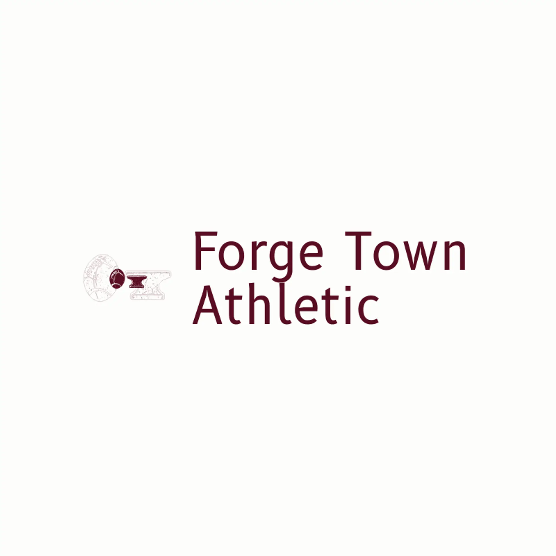 Forge Town Athletic logo for football team
