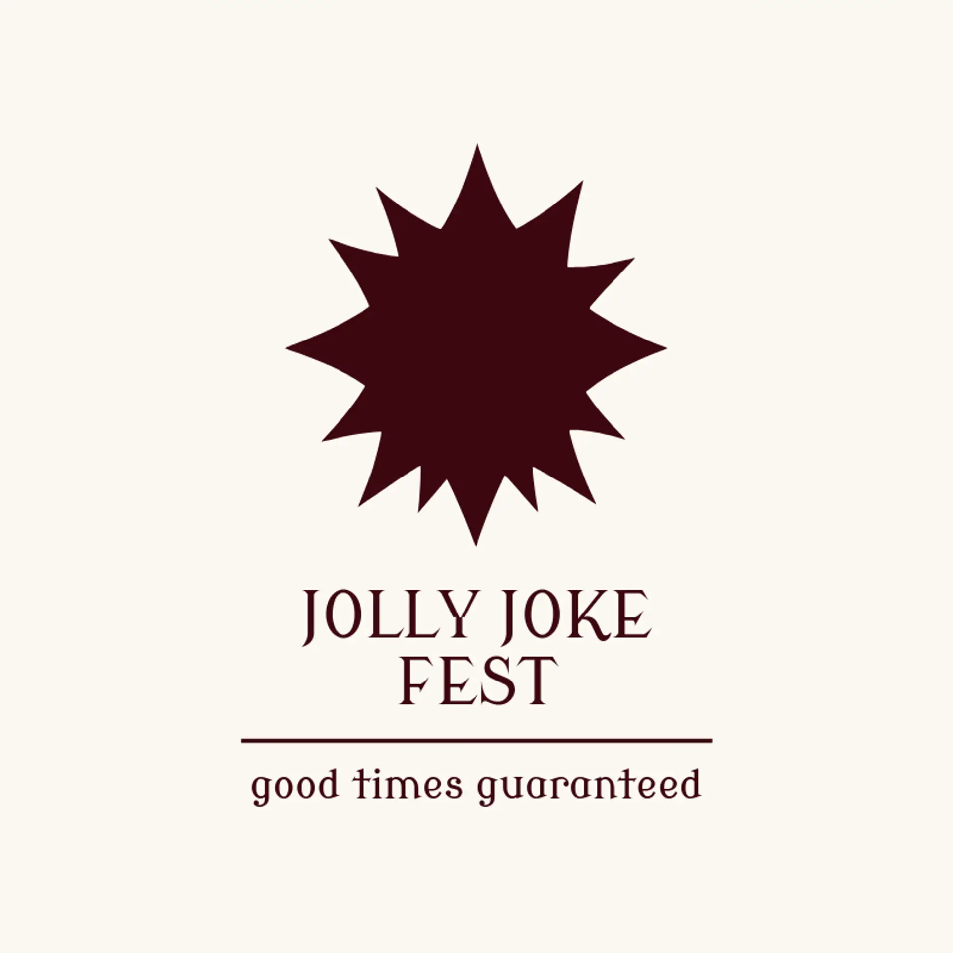 Jolly Joke Fest logo for comedy