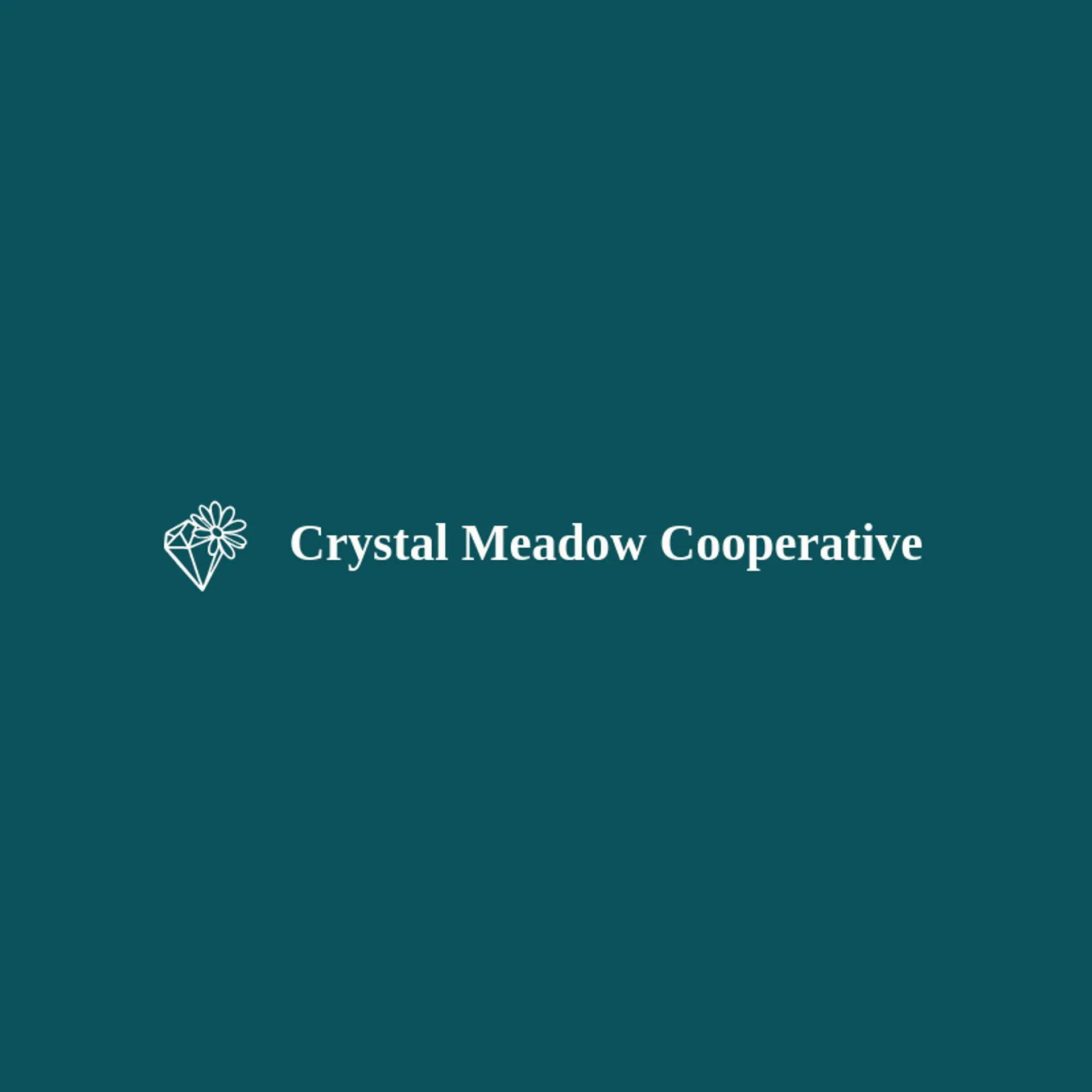 Crystal Meadow Cooperative logo for crystal