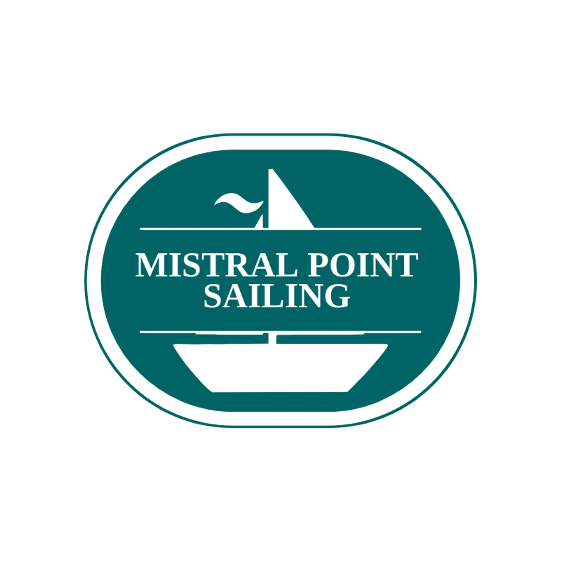 Mistral Point Sailing logo for sailboat