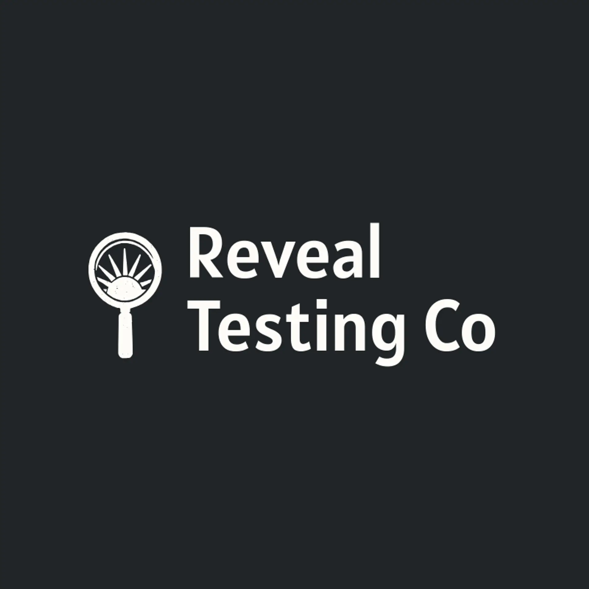 Reveal Testing Co logo for diagnostics