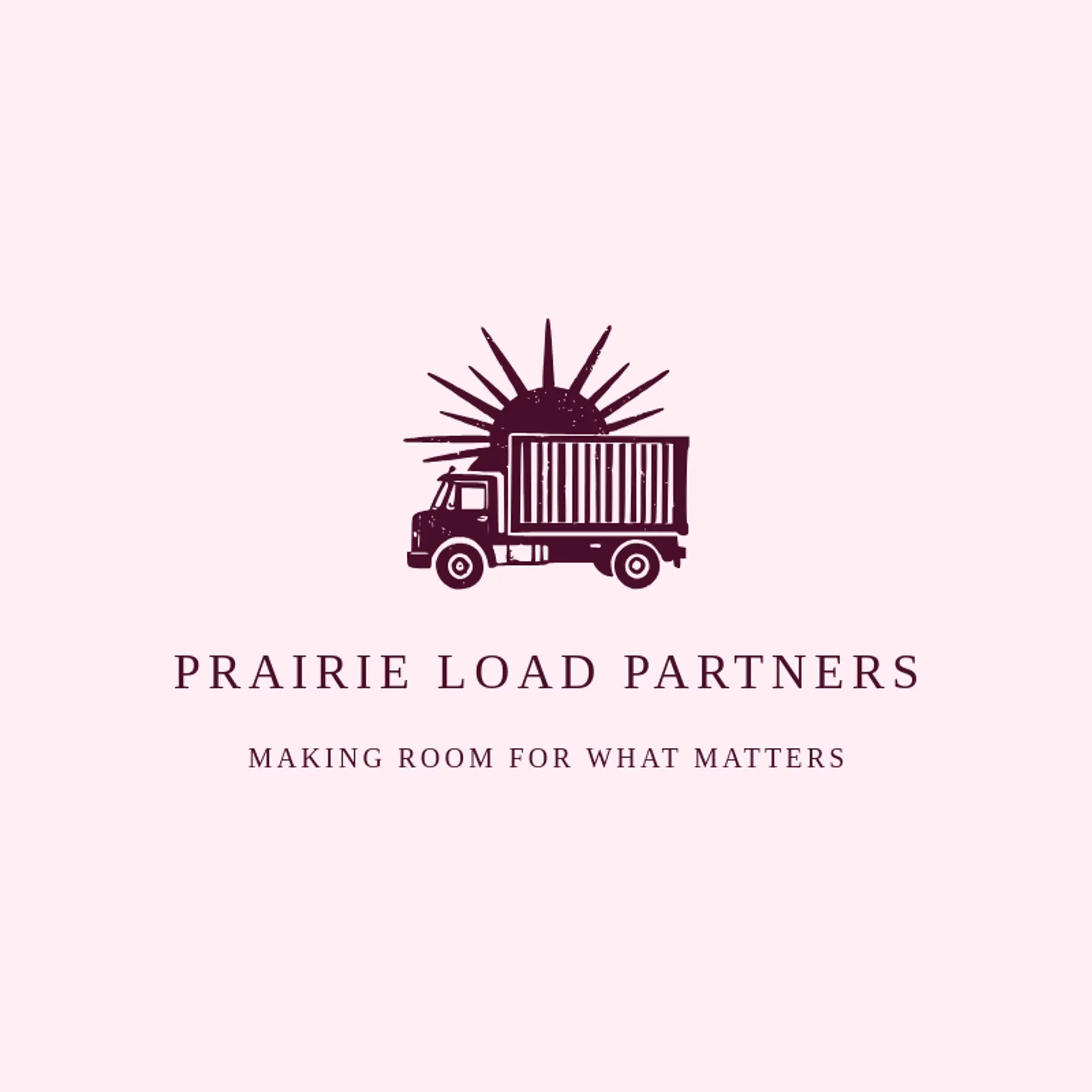 Prairie Load Partners logo for hauling