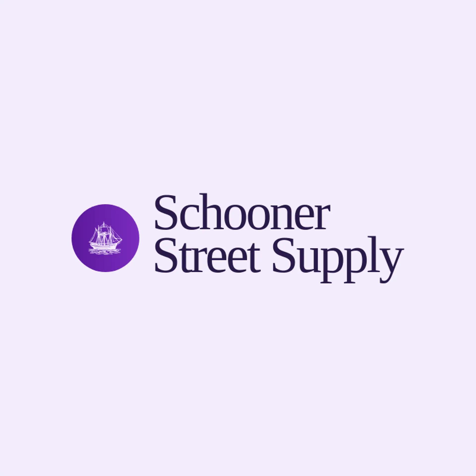 Schooner Street Supply logo for nautical