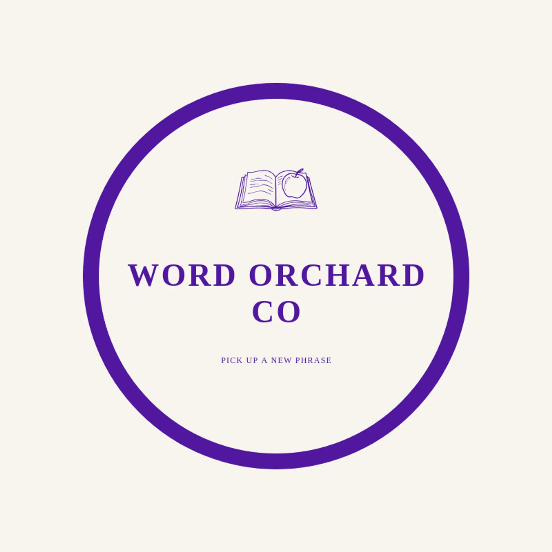 Word Orchard Co logo for language