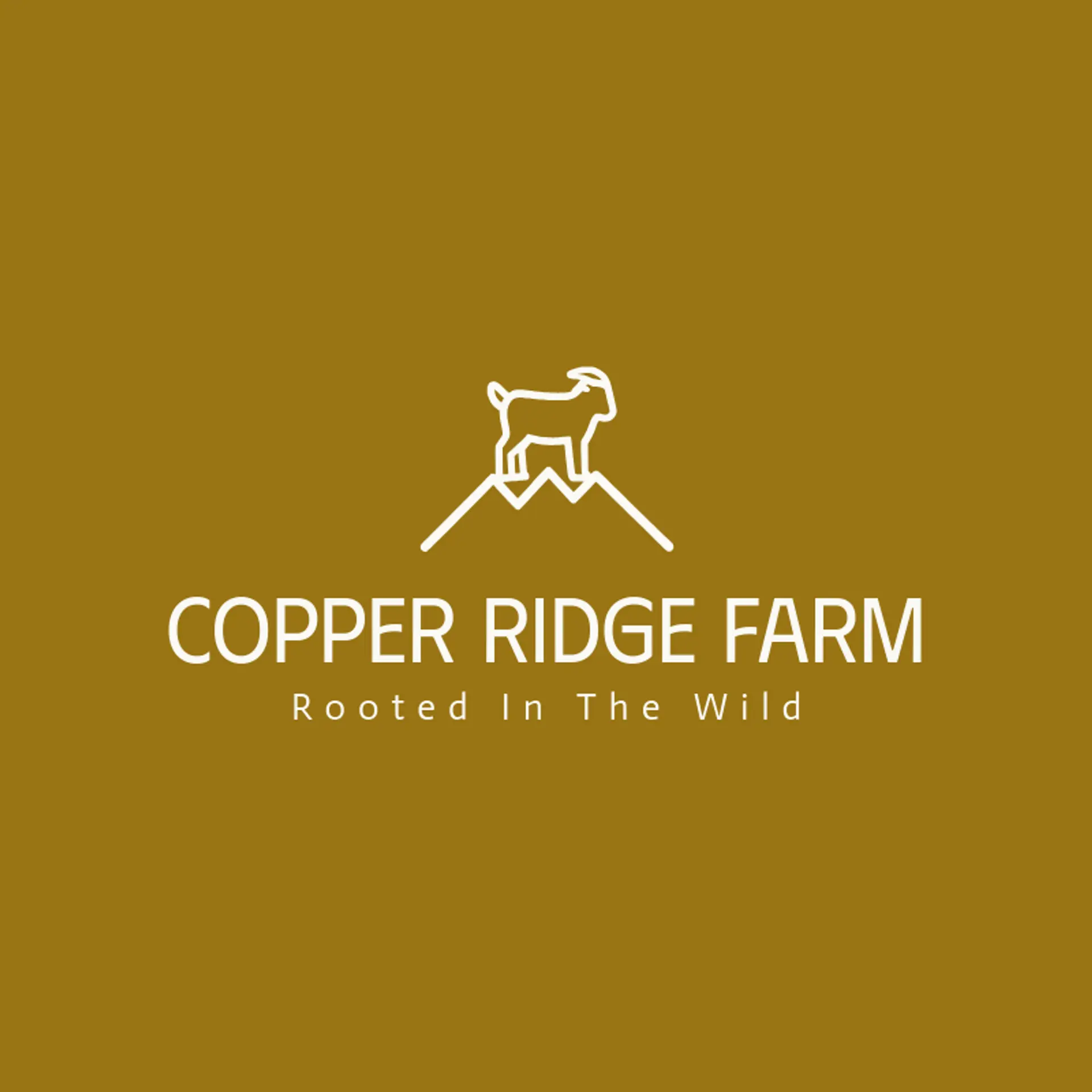 Copper Ridge Farm logo for goat