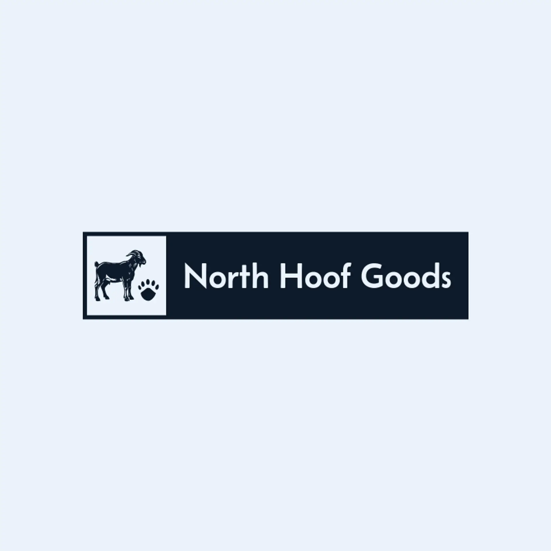 North Hoof Goods logo for goat