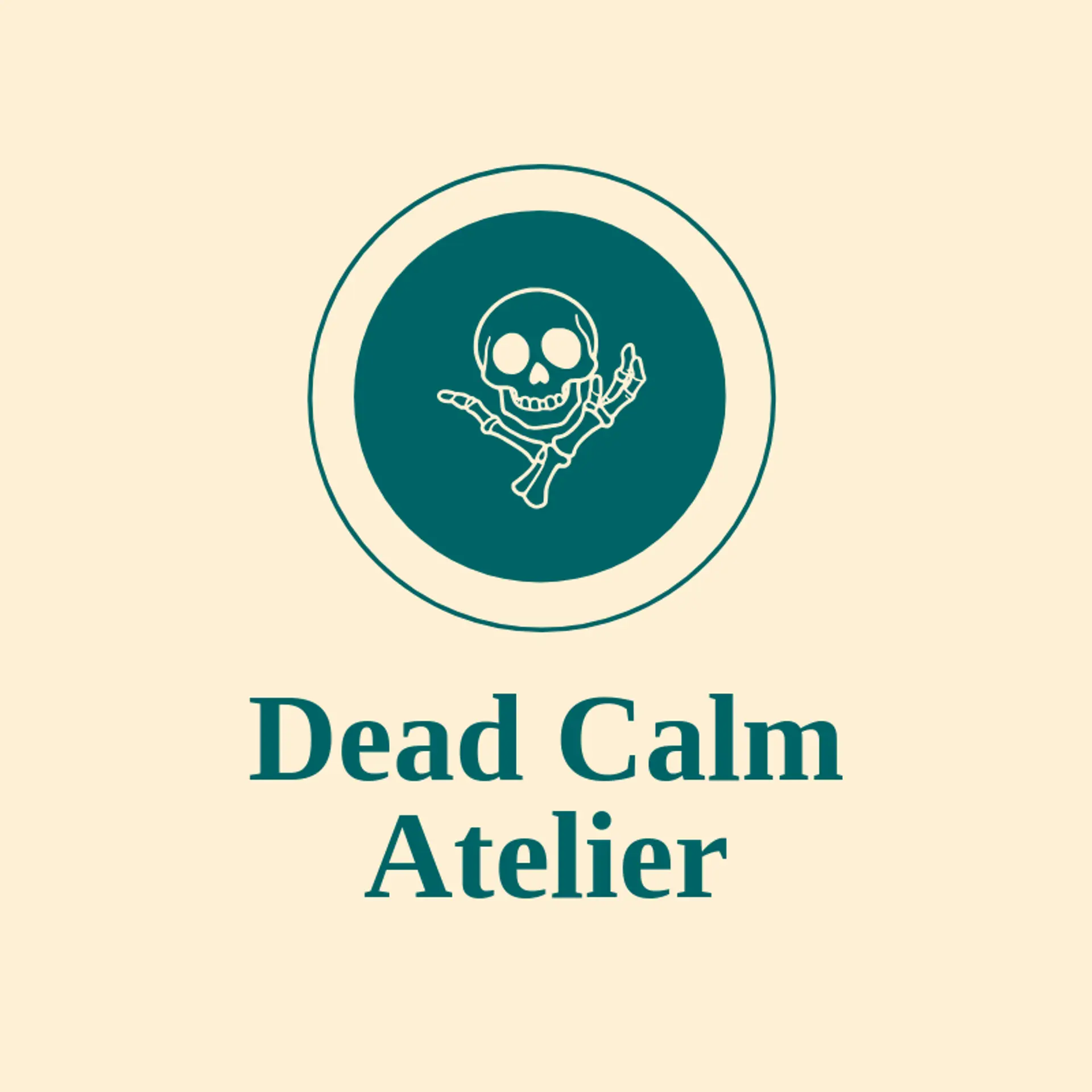 Dead Calm Atelier logo for grim reaper