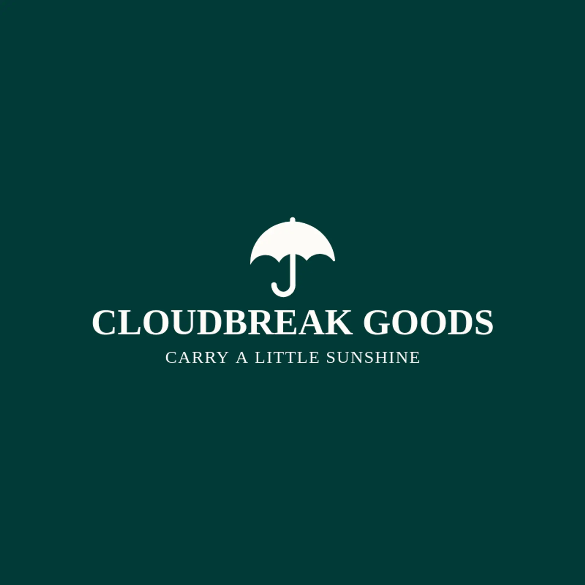 Cloudbreak Goods logo for umbrella