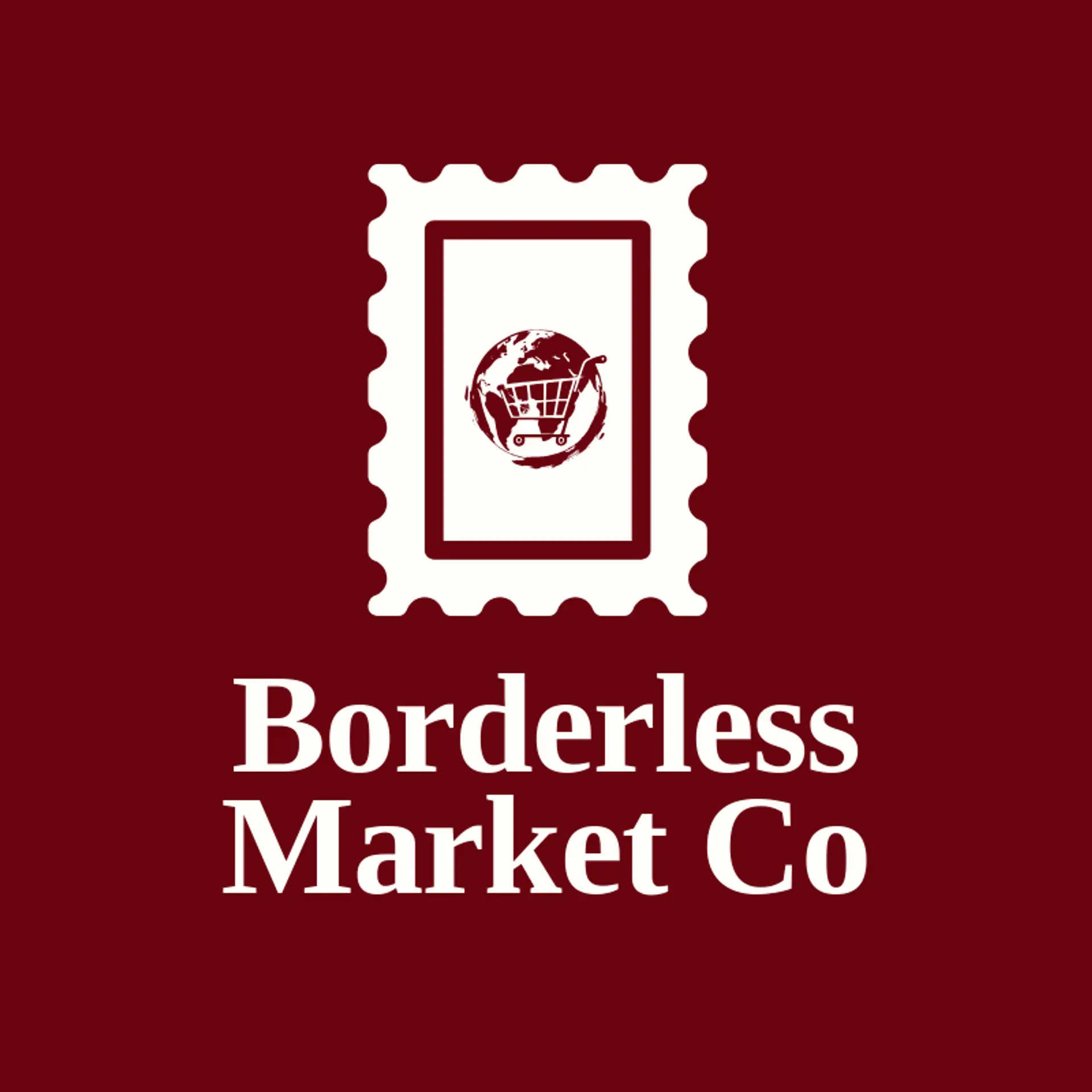 Borderless Market Co logo for international