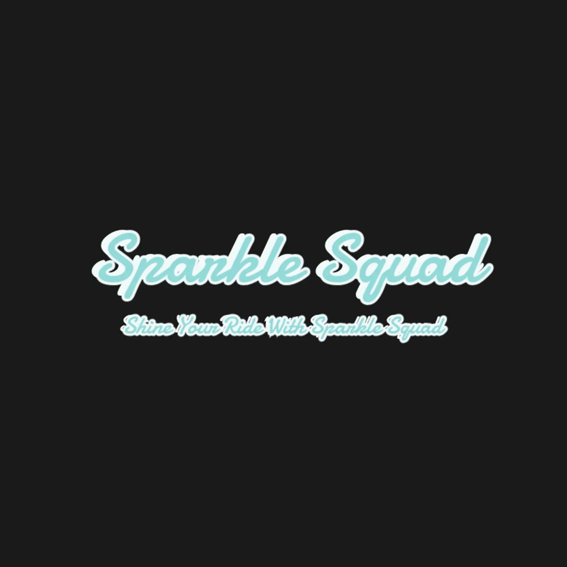 Sparkle Squad logo for car cleaning