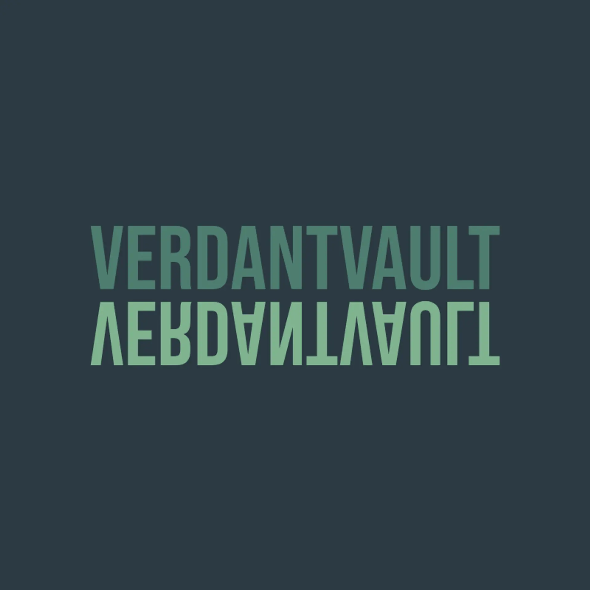VerdantVault logo for cool landscaping