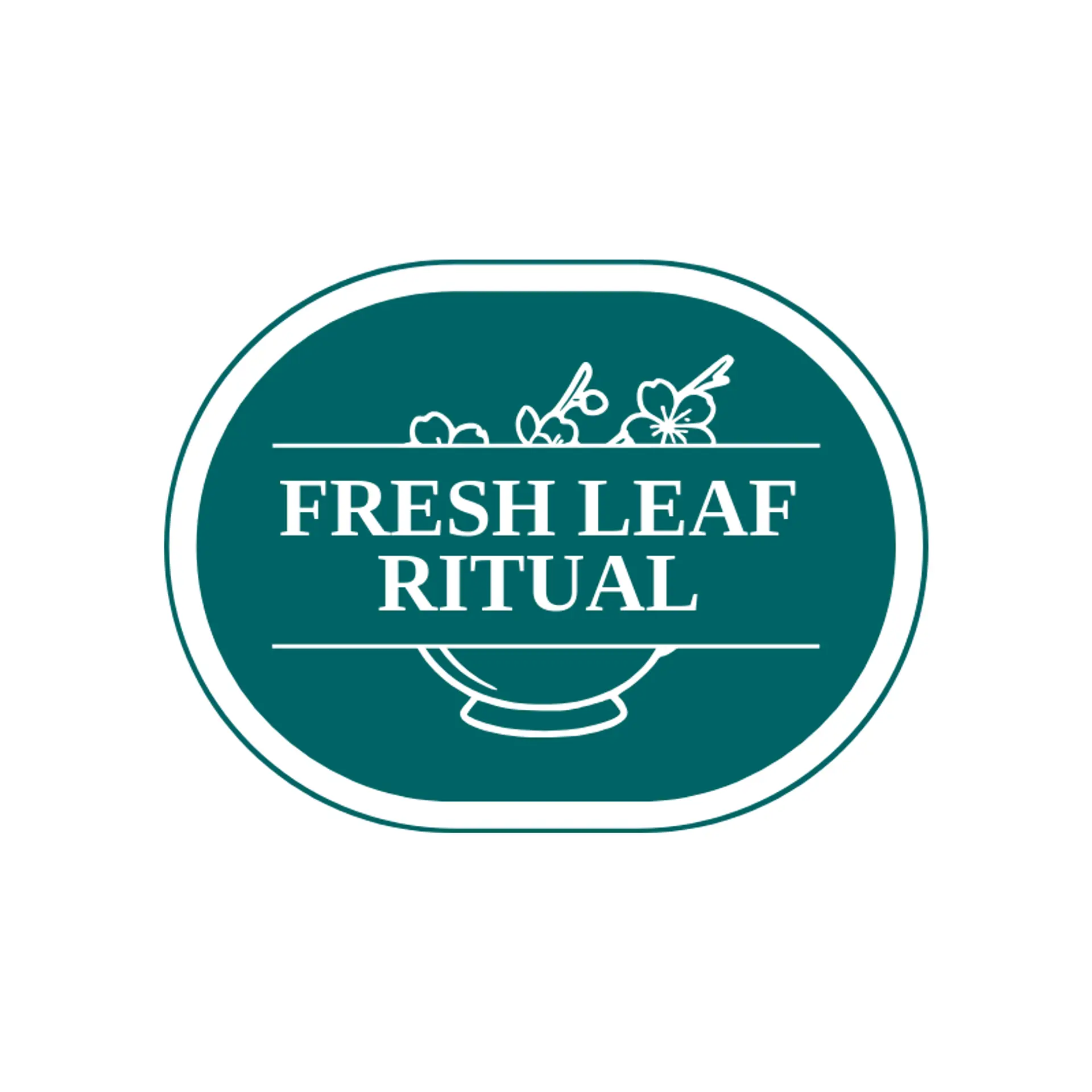 Fresh Leaf Ritual logo for matcha