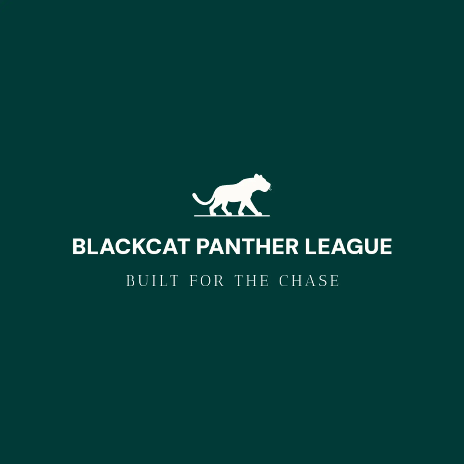 Blackcat Panther League logo for panther