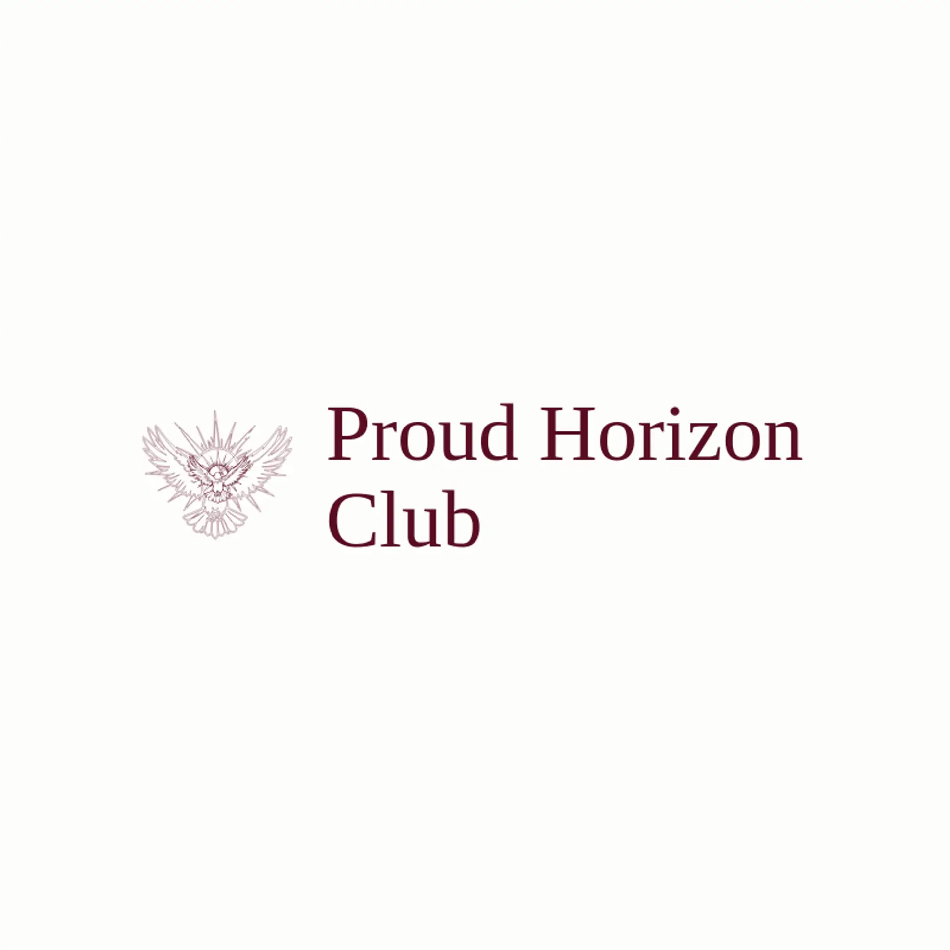 Proud Horizon Club logo for bald eagle