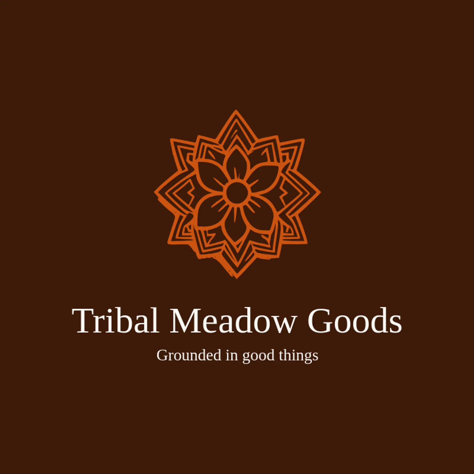 Tribal Meadow Goods logo for tribal