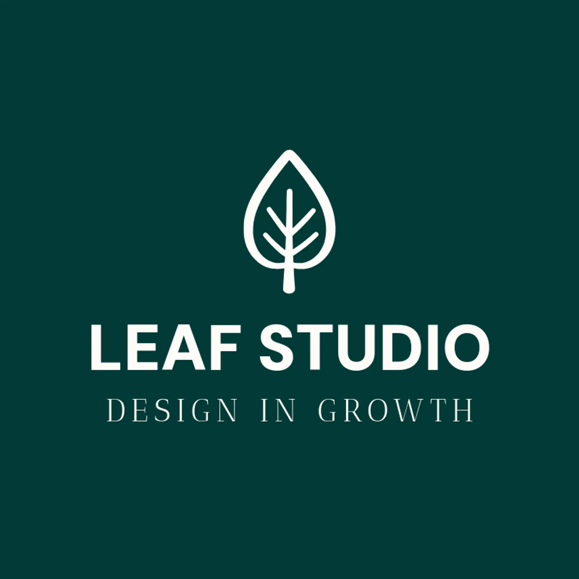 Leaf Studio logo for tree