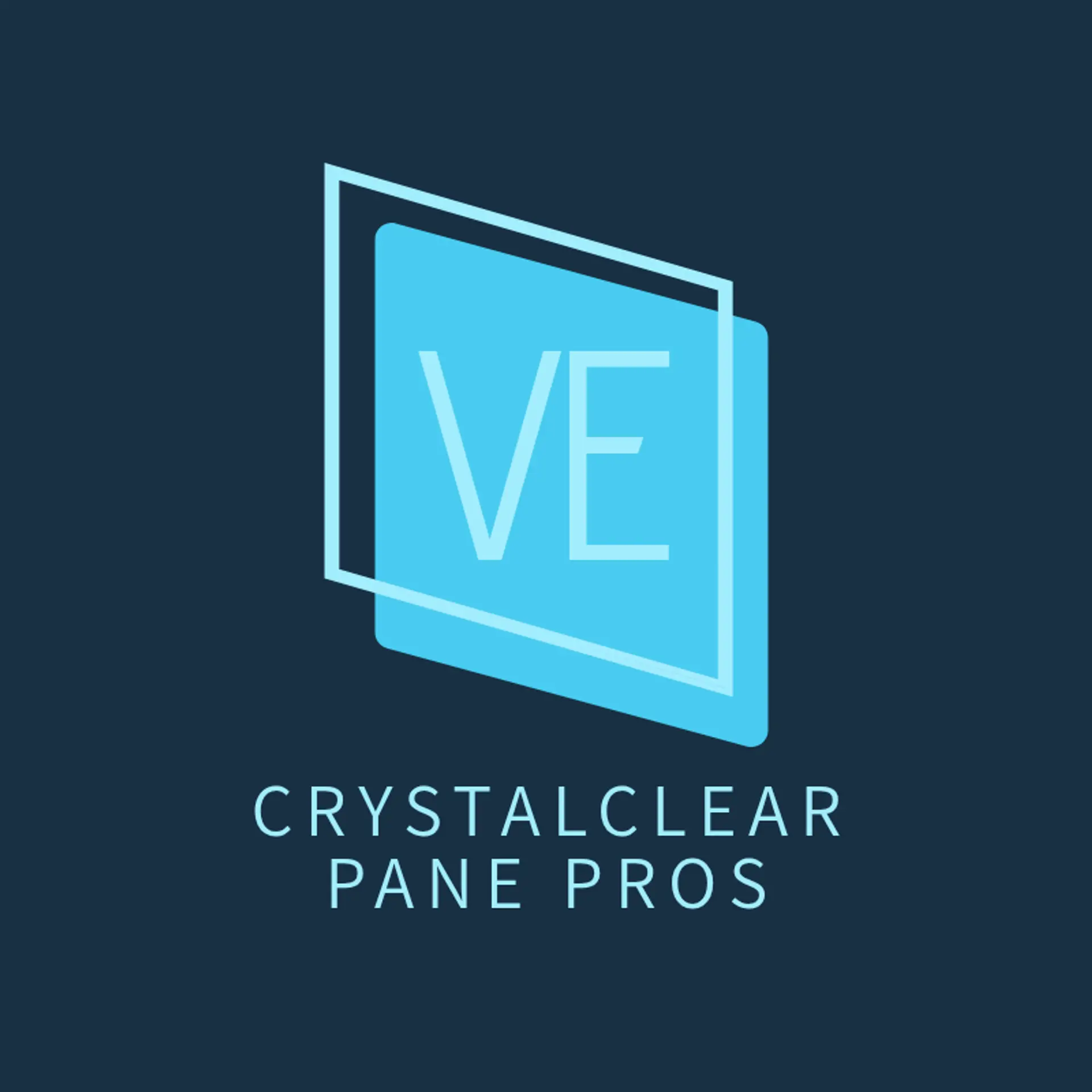Crystal Clear Window Care logo for window cleaning