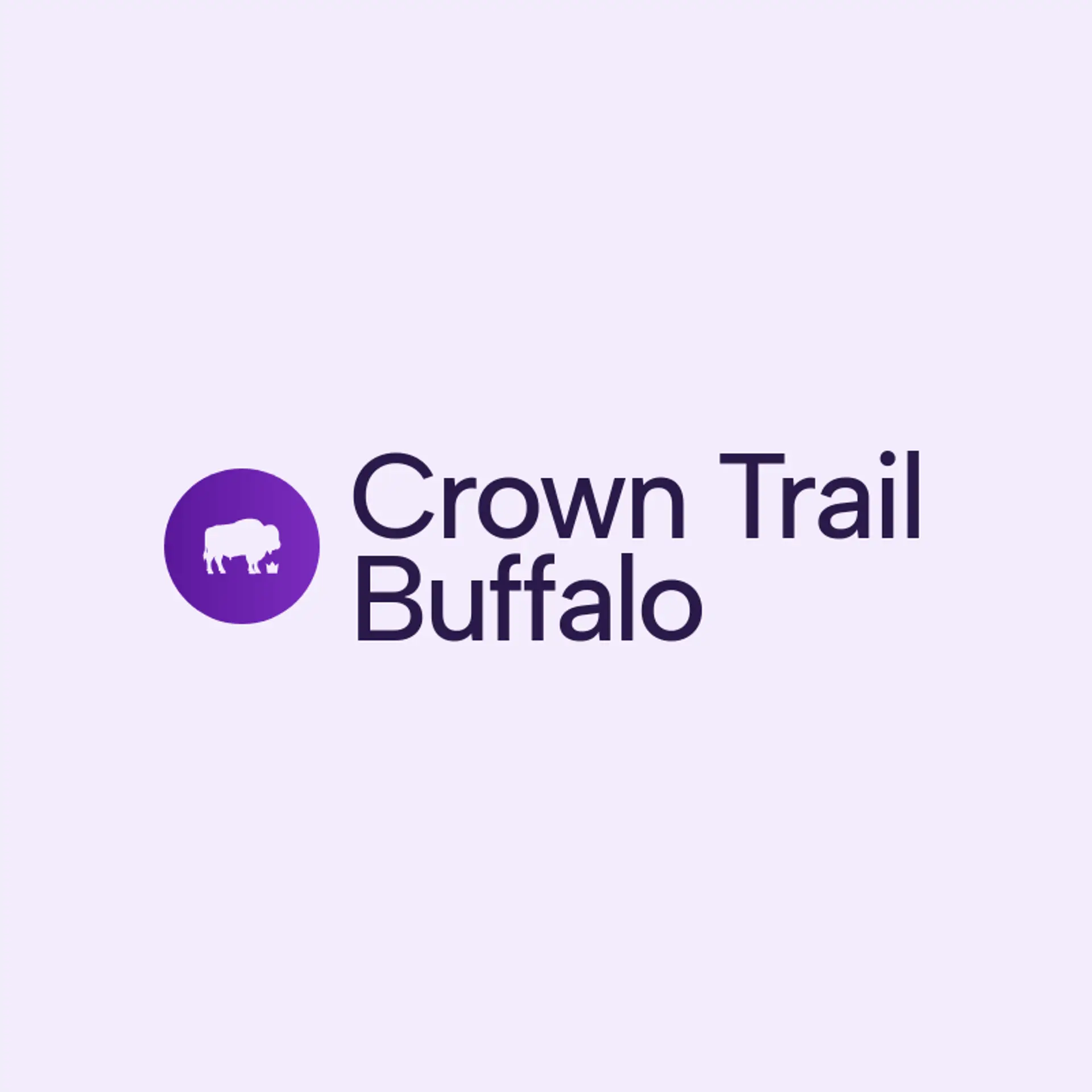 Crown Trail Buffalo logo for buffalo