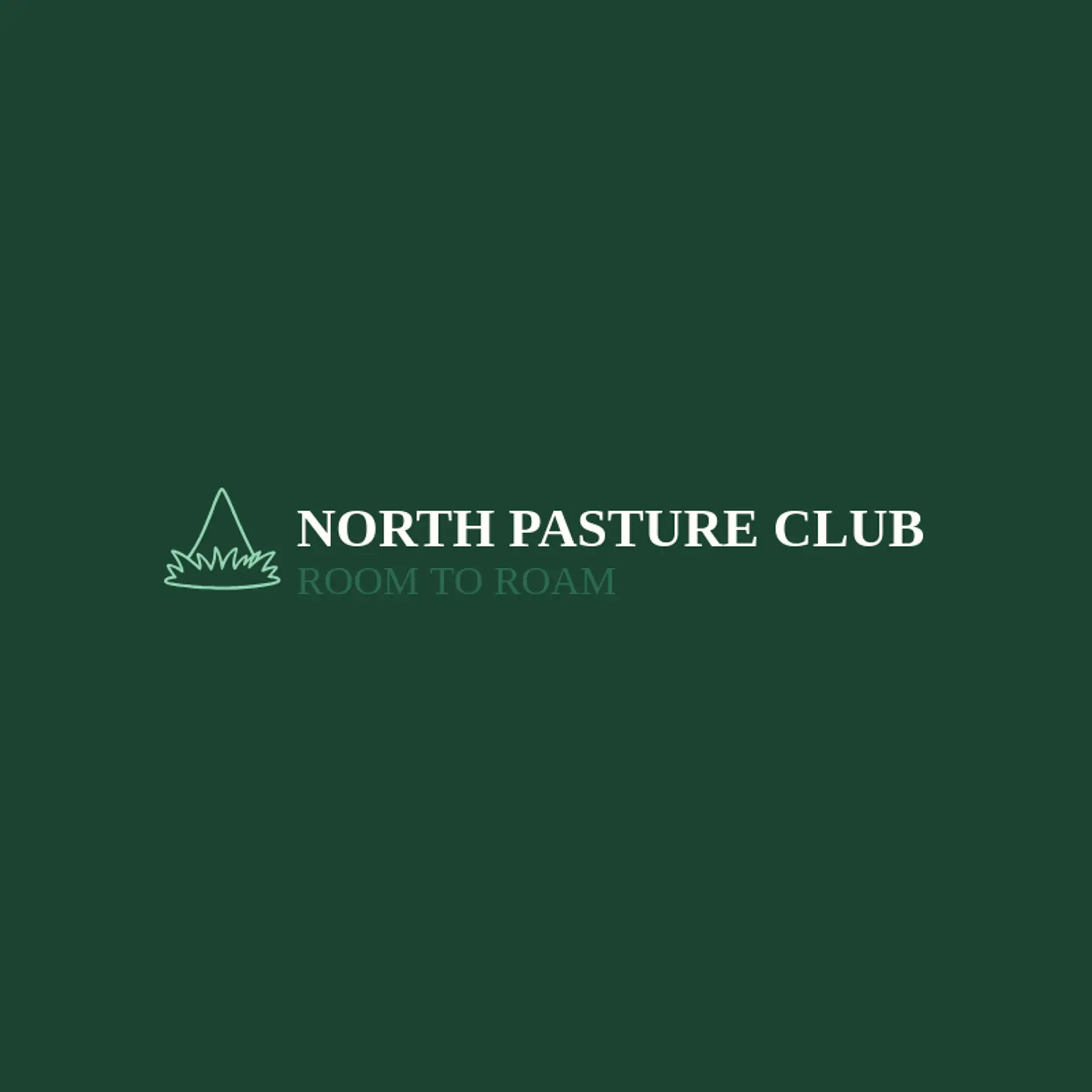 North Pasture Club logo for grass