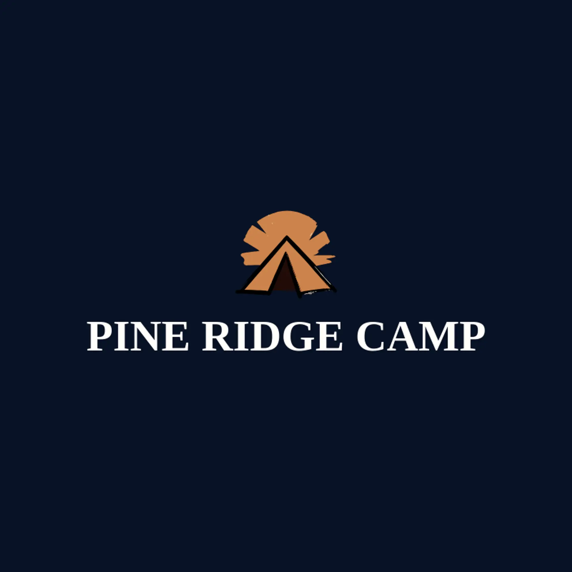 Pine Ridge Camp logo for camp