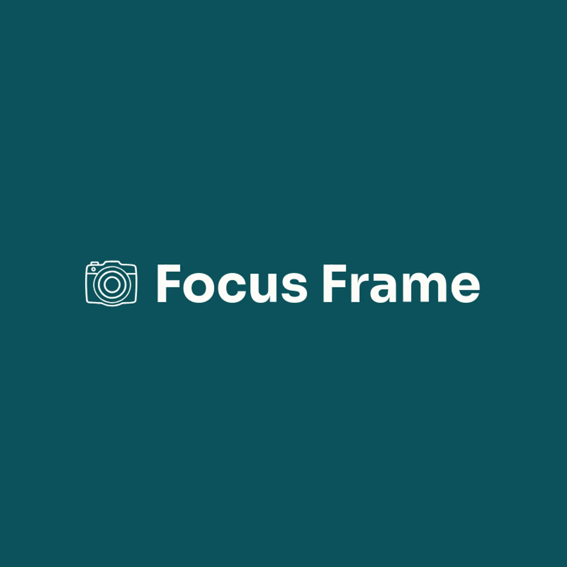 Focus Frame logo for channel