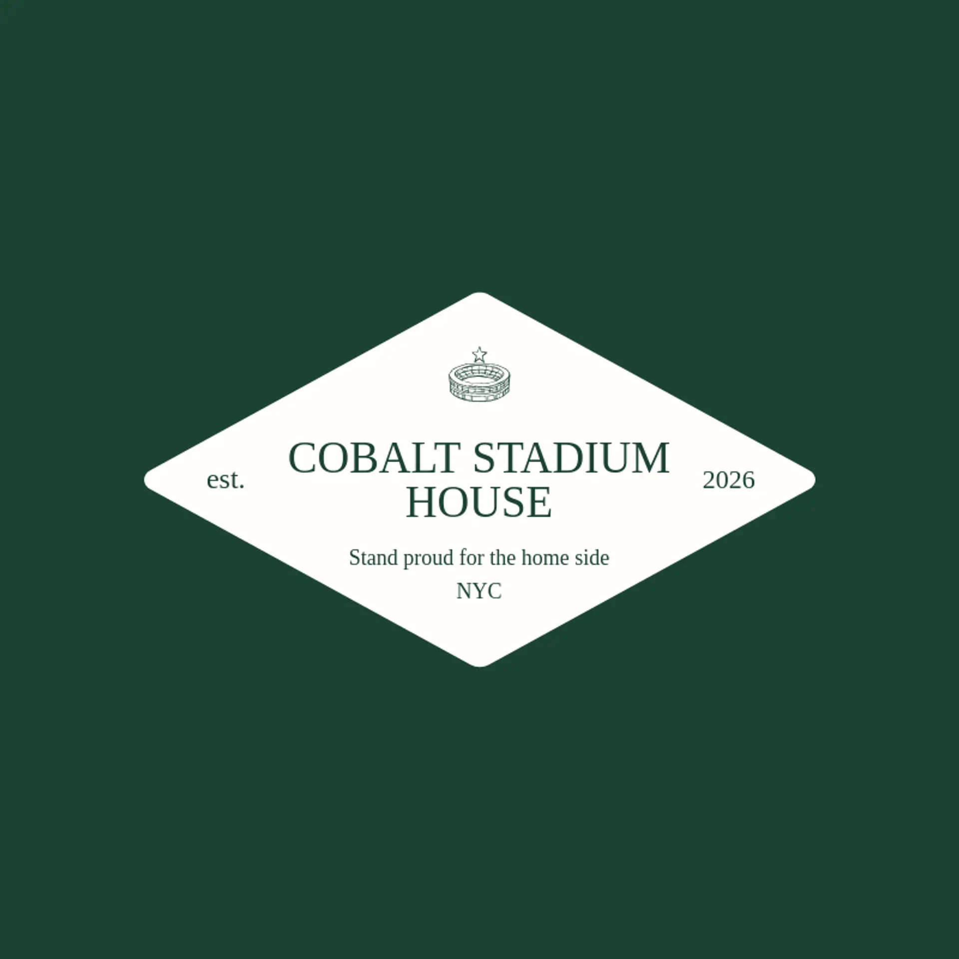 Cobalt Stadium House logo for stadium